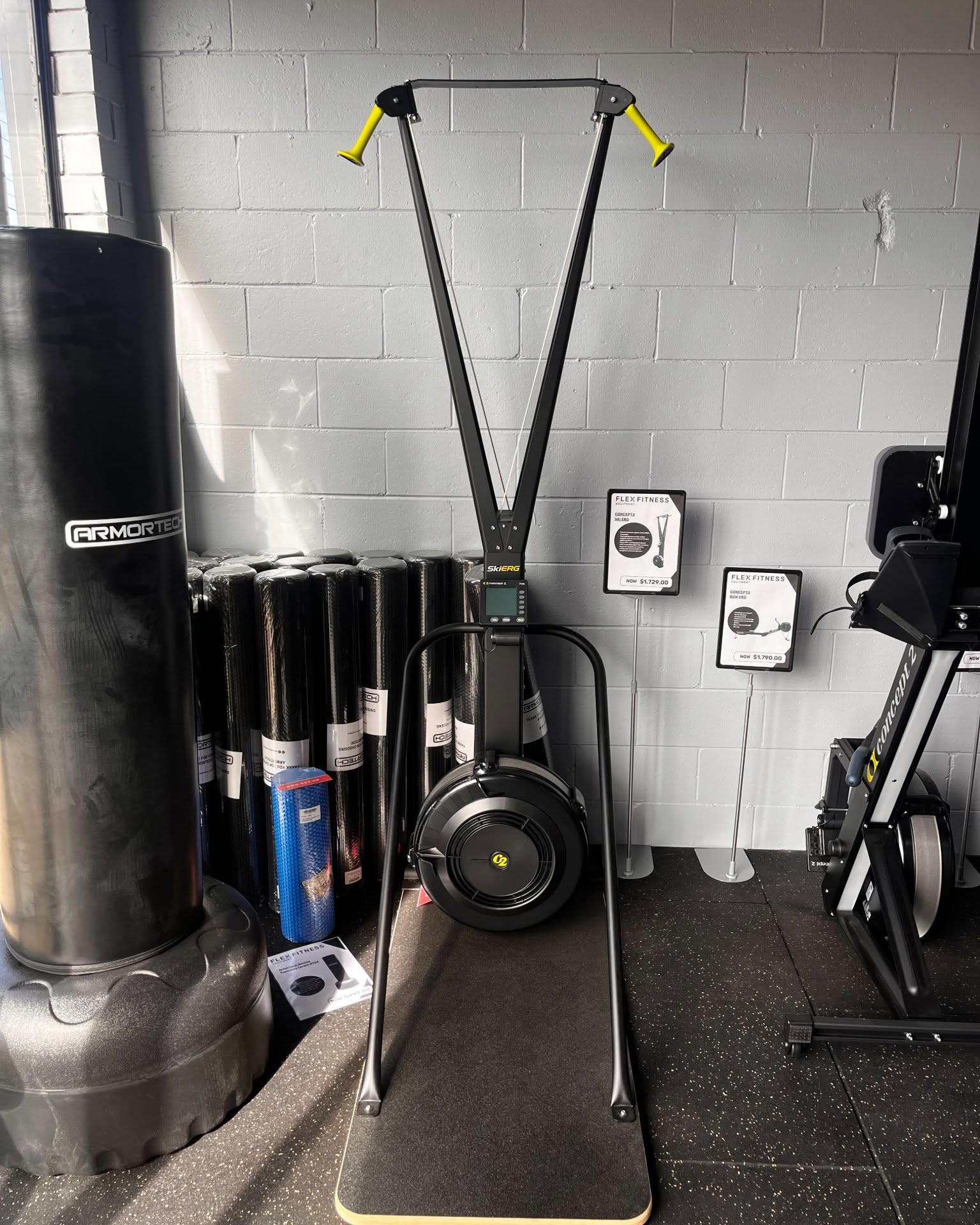 Flex Brisbane Facebook ad: Concept2 Ski Erg With Floor Stand