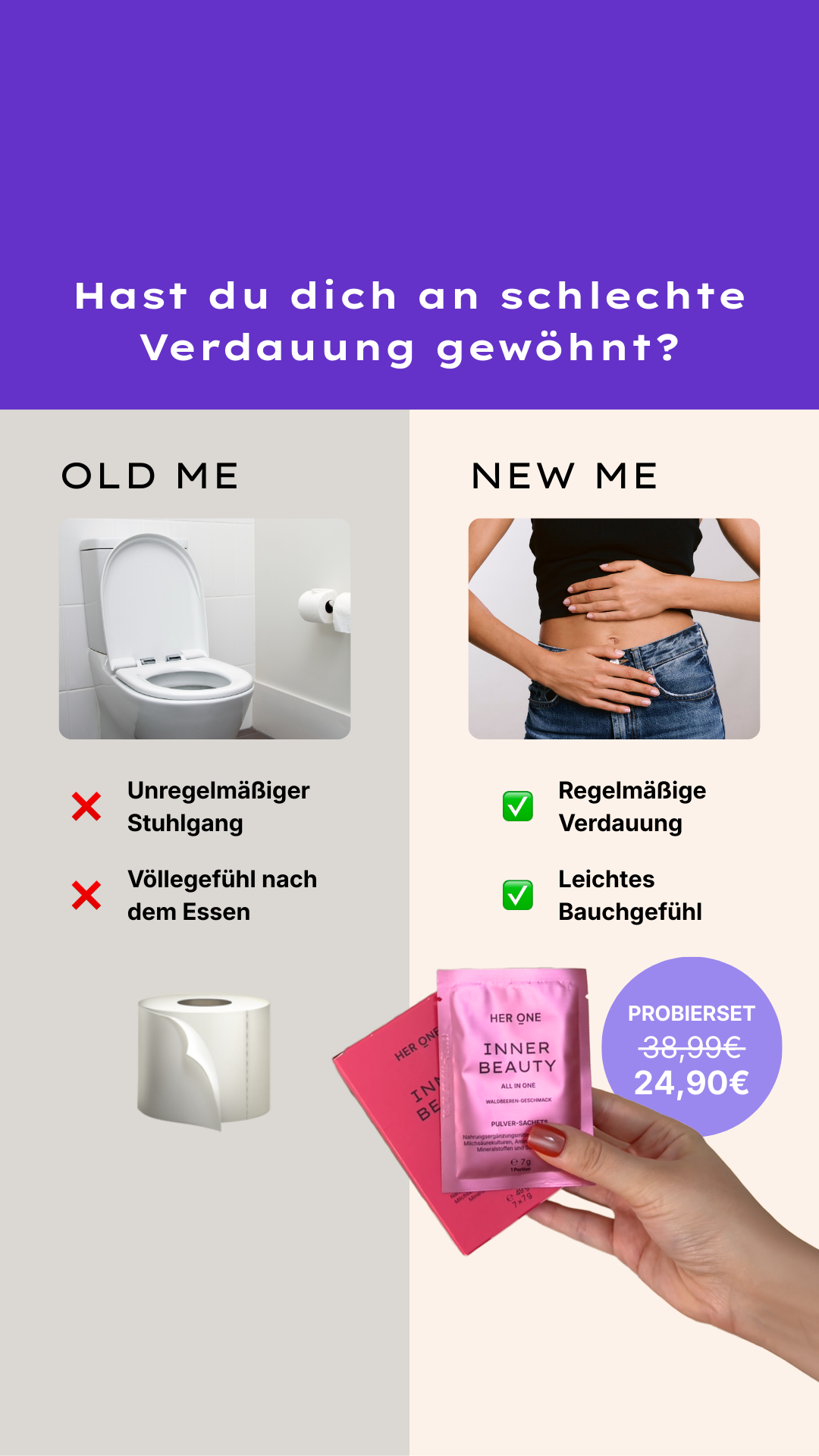 HER ONE Facebook ad