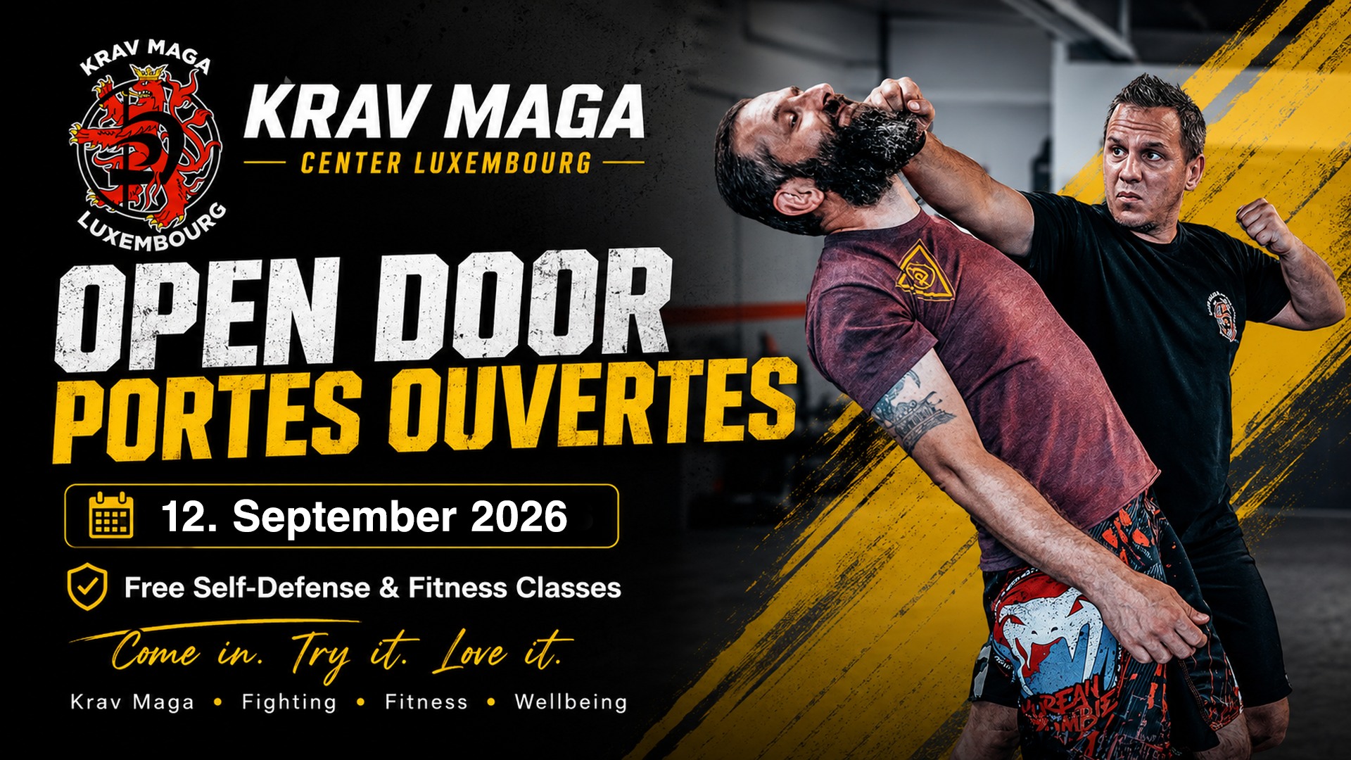 Krav Maga Center "by kickyoufit" Facebook ad