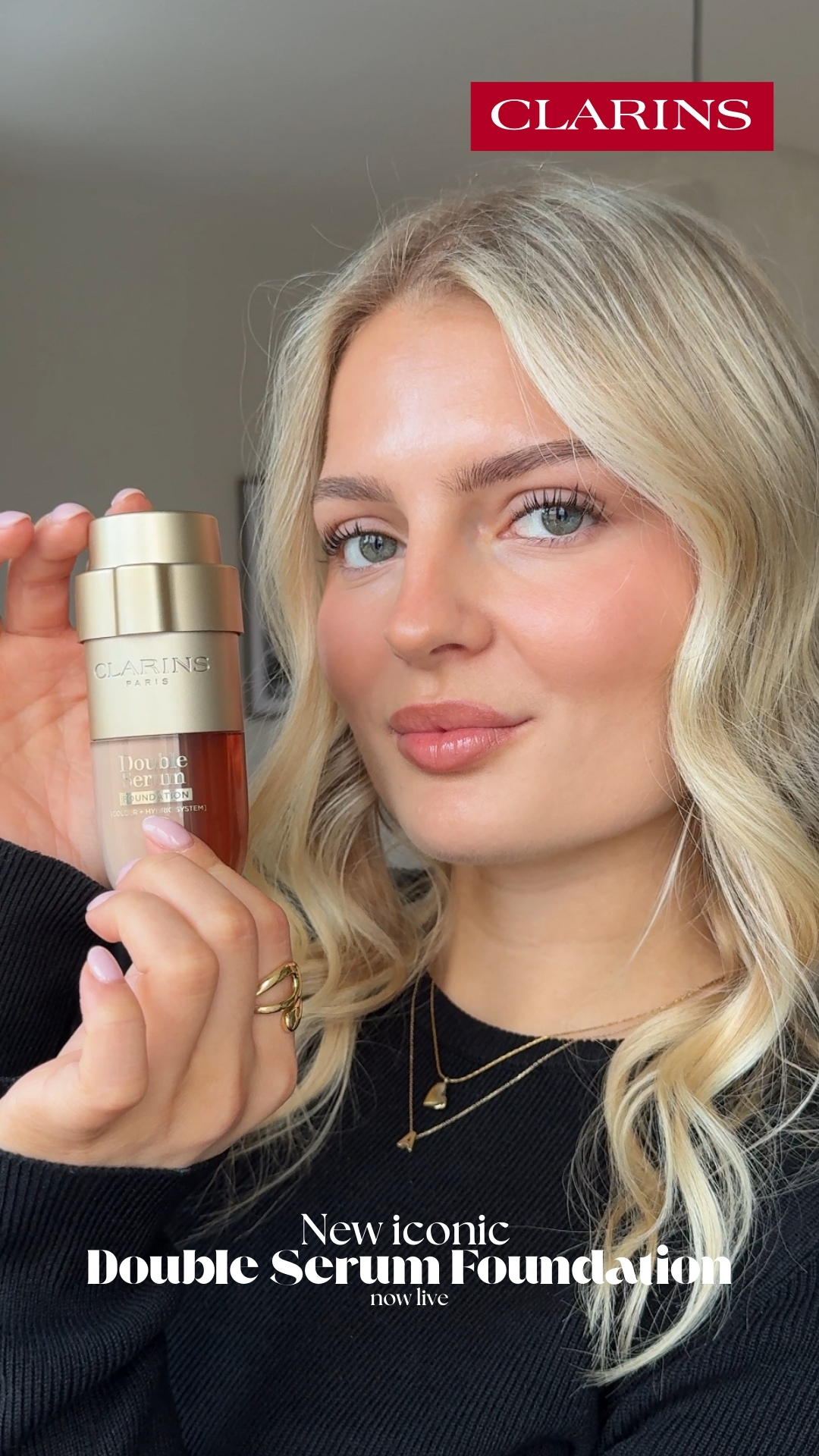 Clarins Facebook ad from Feb 25, 2026
