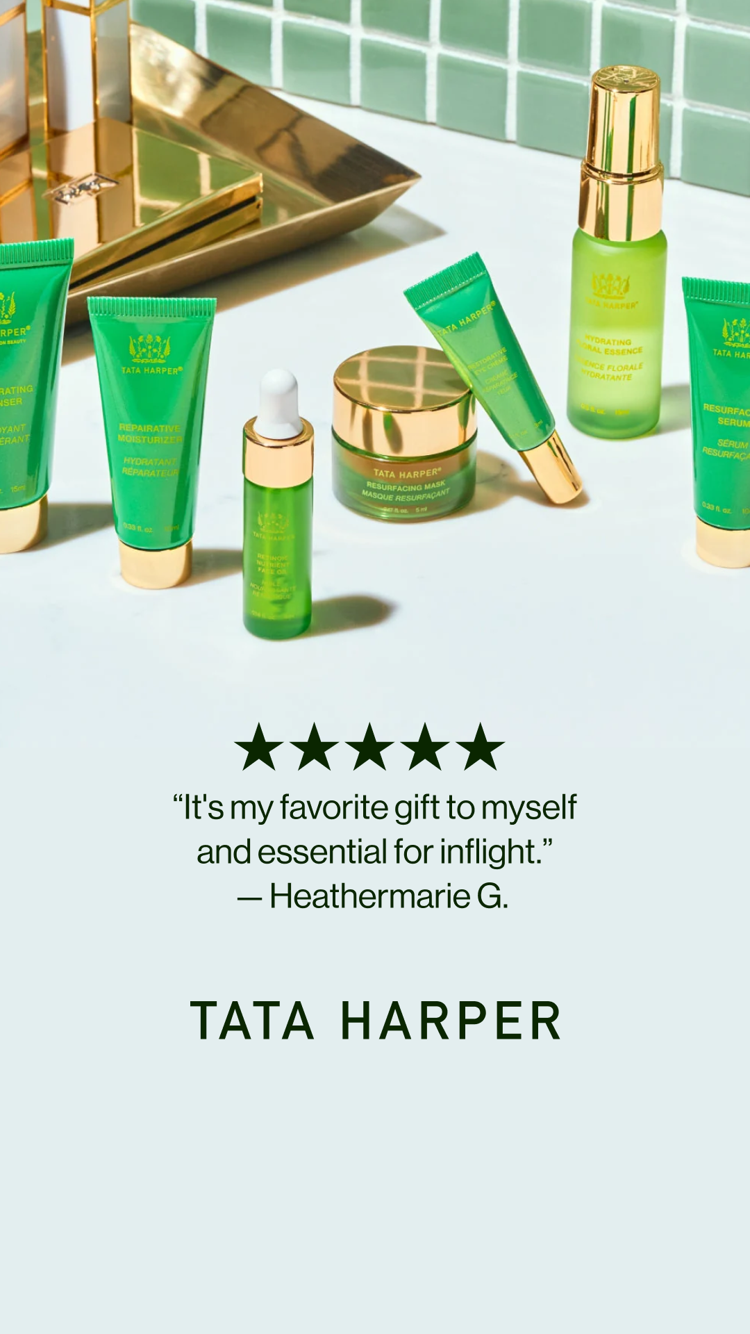 Tata Harper Skincare Facebook ad