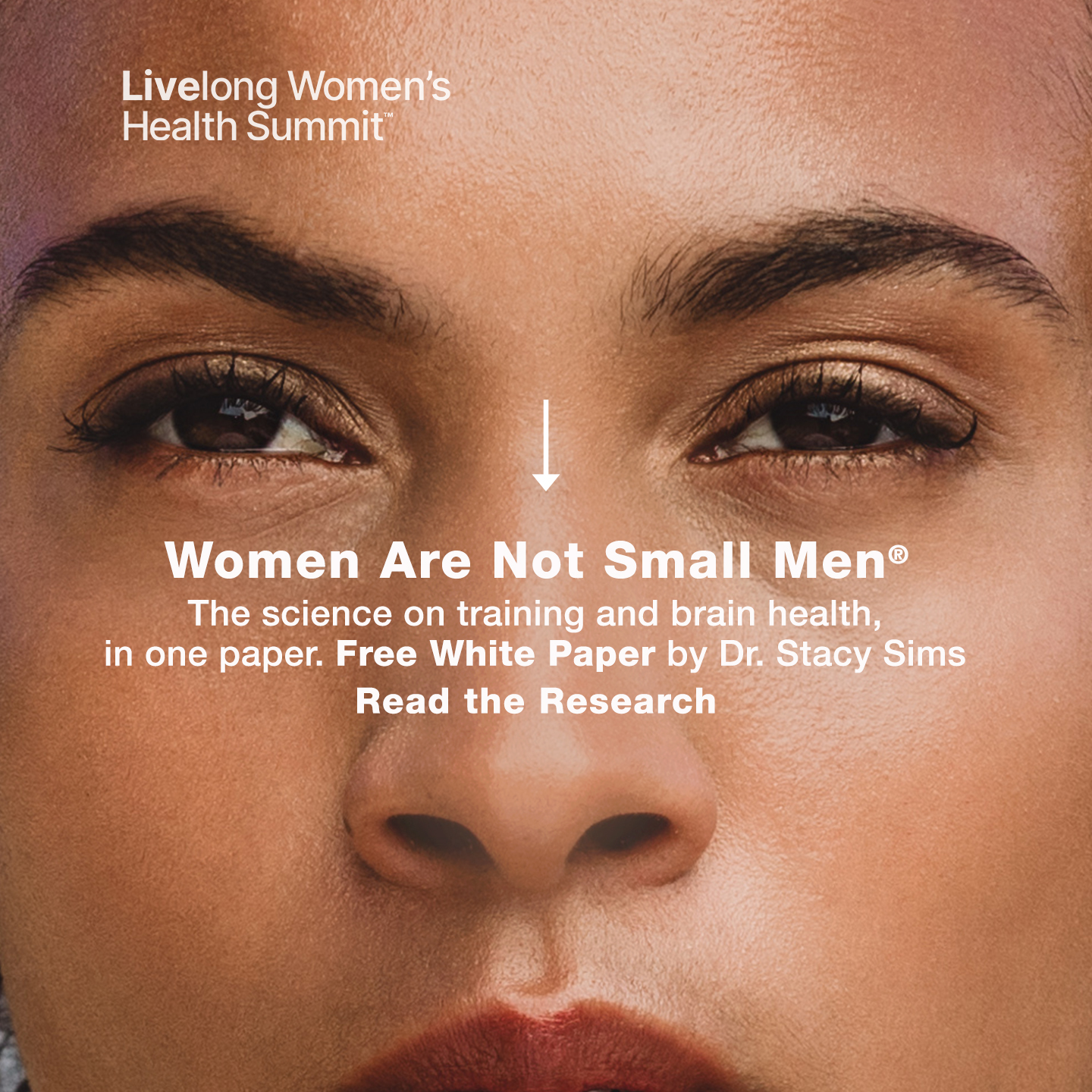 Livelong Media Facebook ad: Dr. Stacy Sims on what training does for…