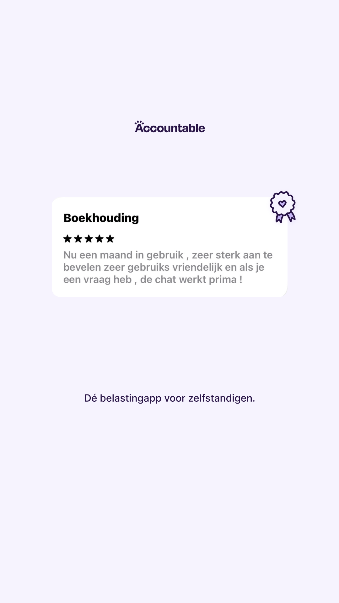 Accountable Facebook ad
