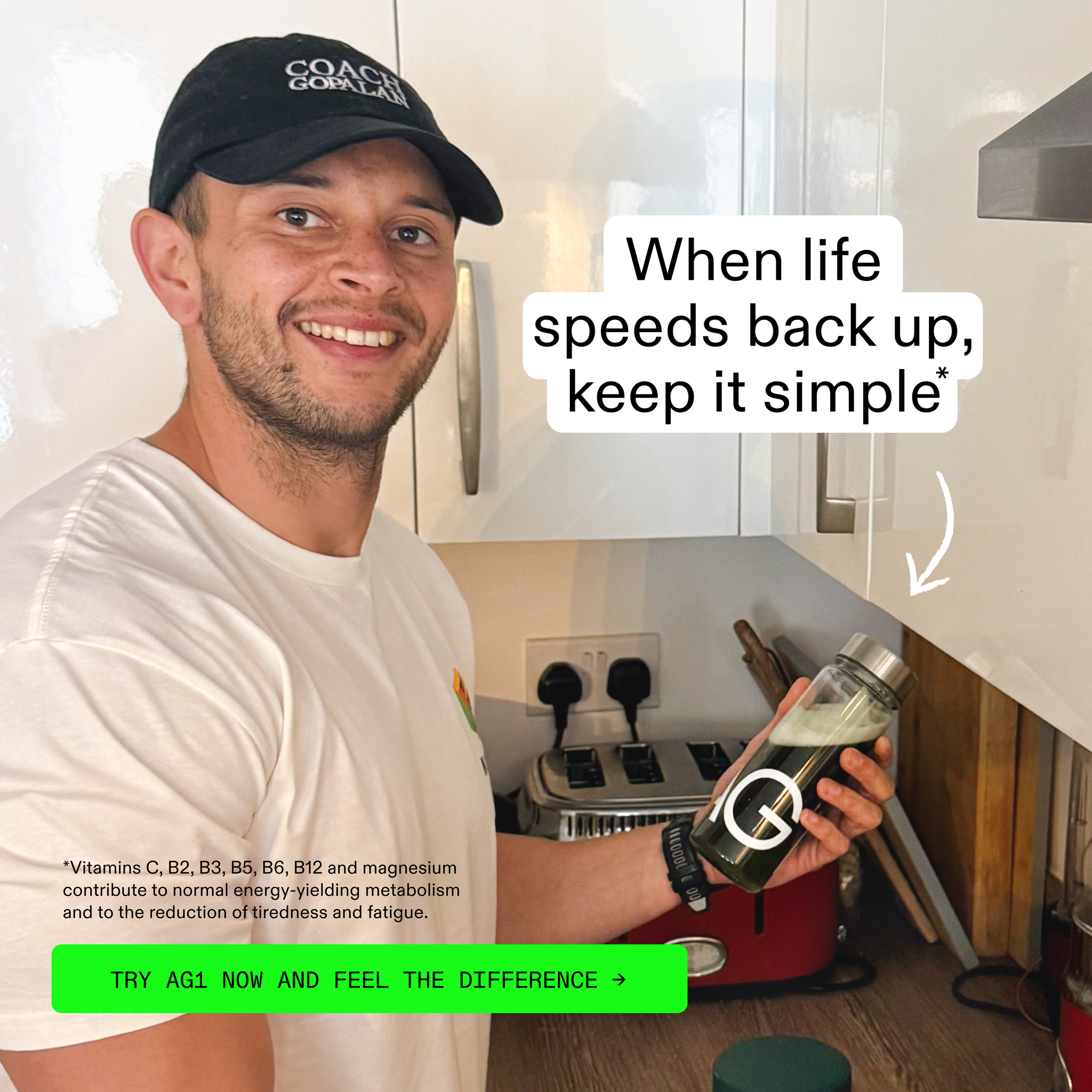 AG1 by Athletic Greens Facebook ad
