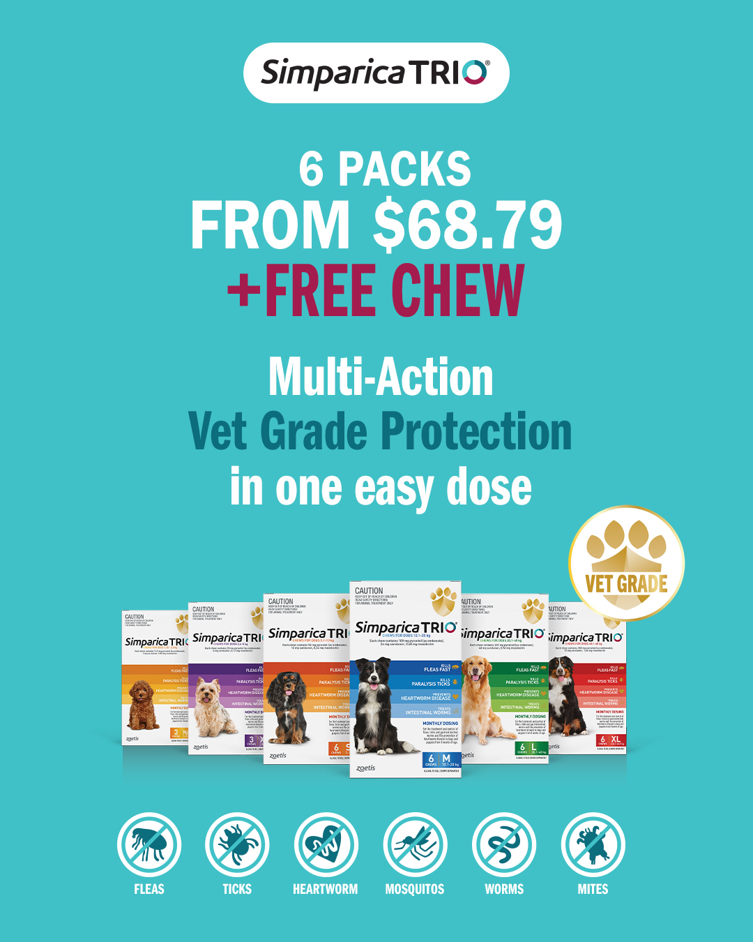 Budget Pet Products Facebook ad