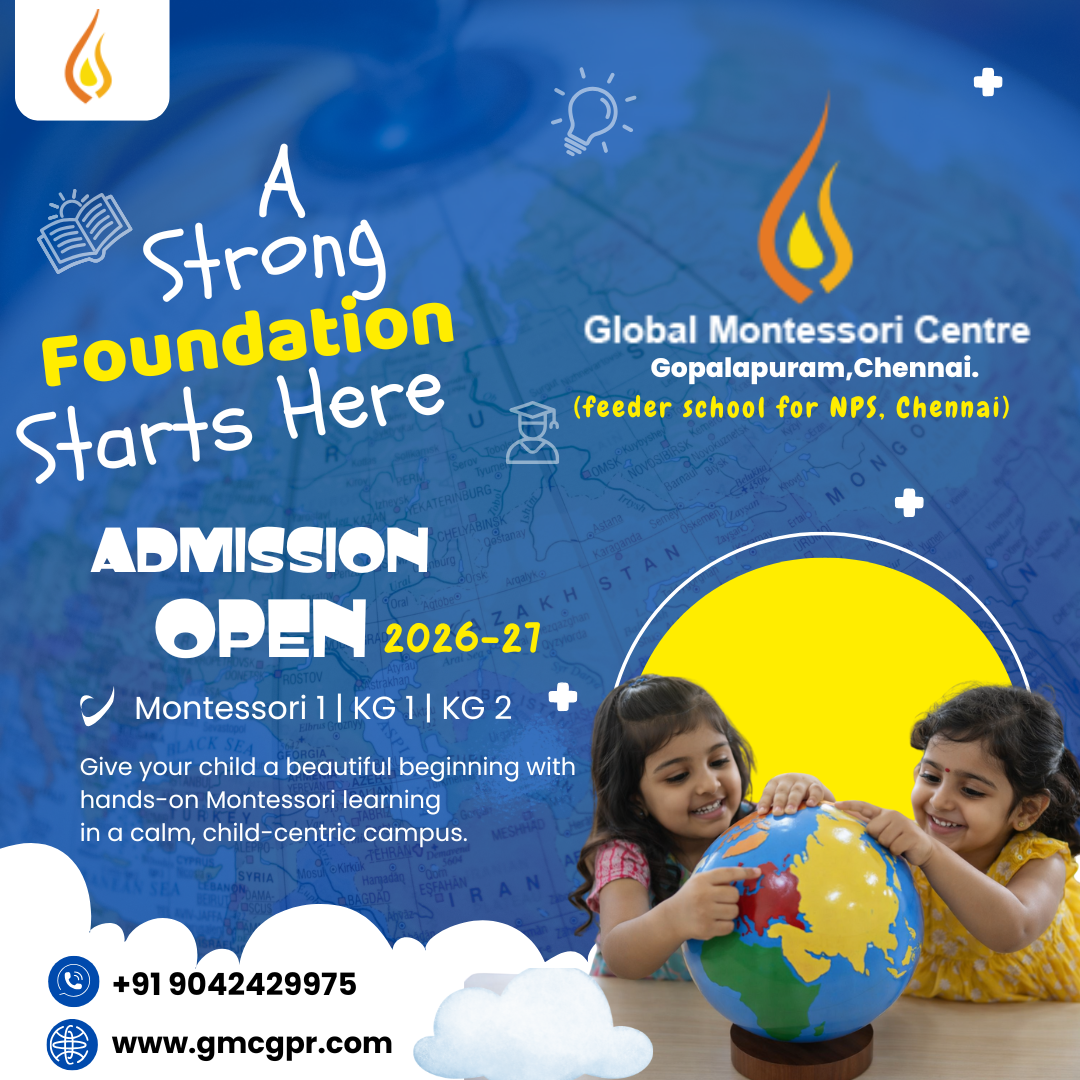 NPS Global Montessori Centre Facebook ad from Jan 9, 2026
