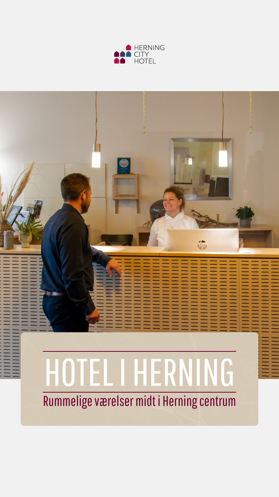 Herning City Hotel Facebook ad from Oct 3, 2025