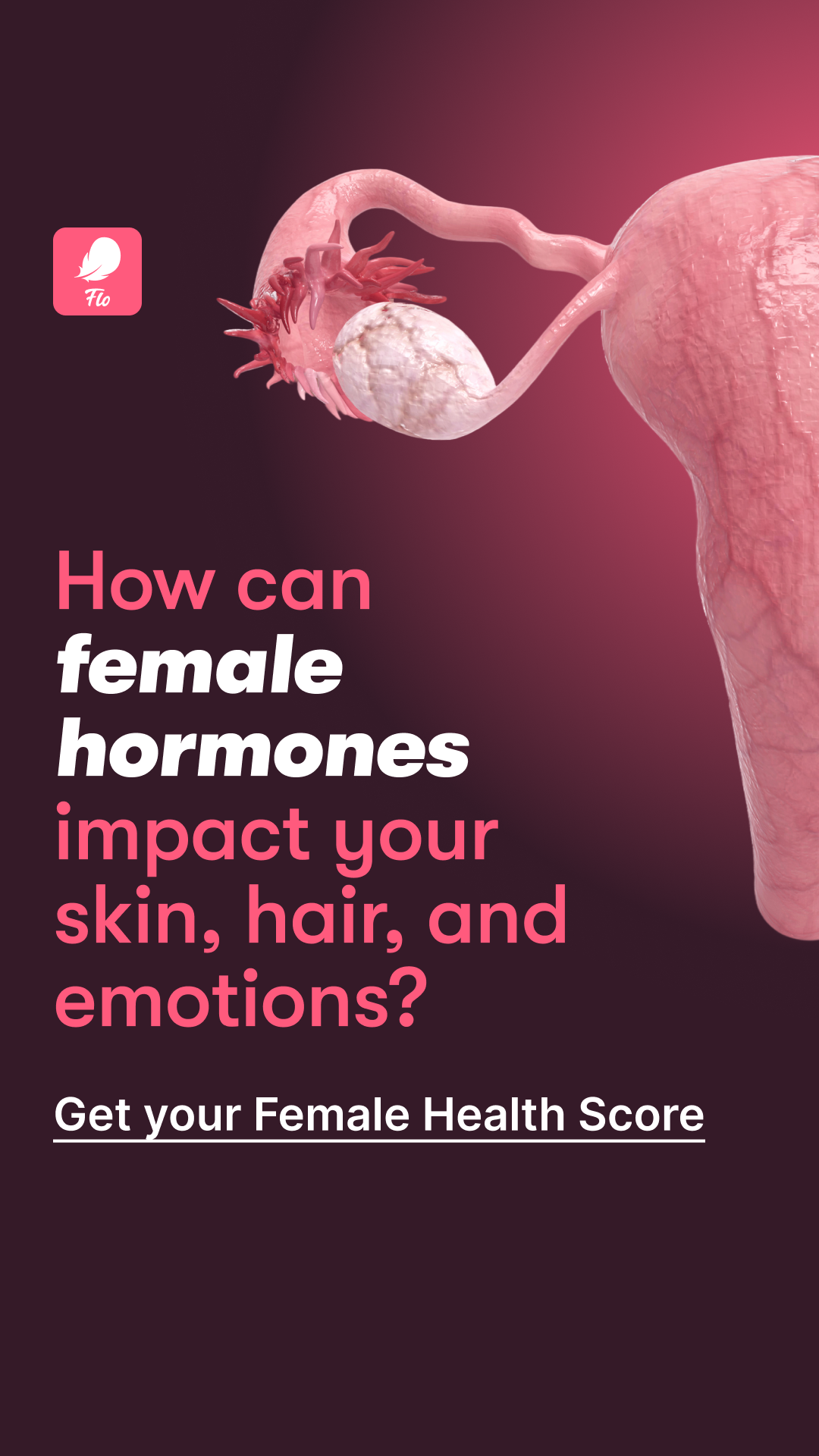 Flo Period Tracker App Facebook ad