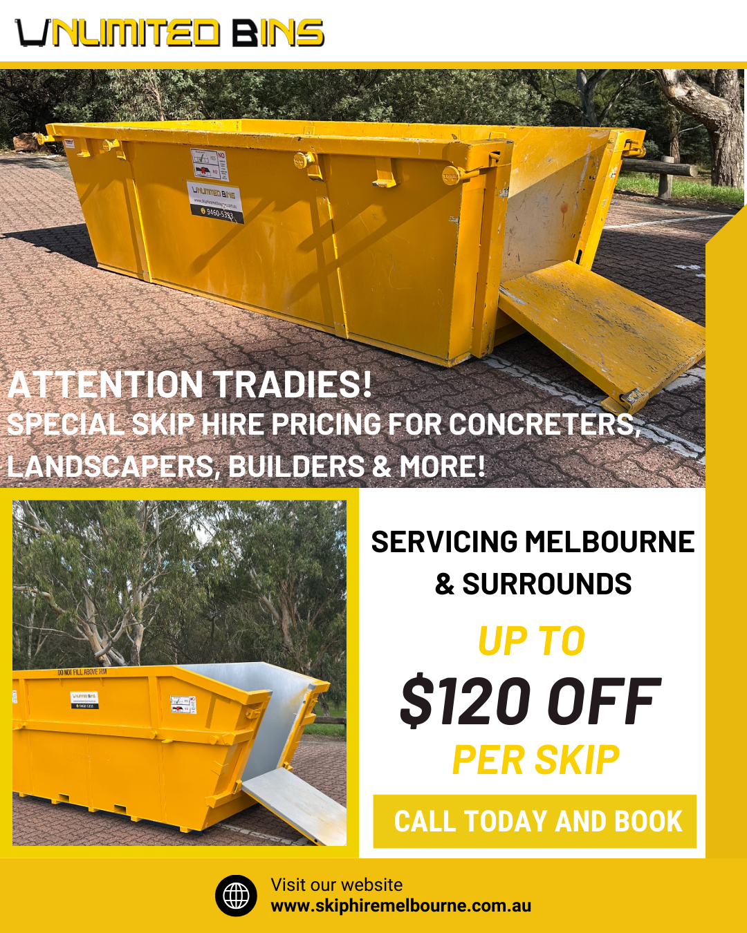 Unlimited Bins Facebook ad: From Chaos to Clean, Fast!