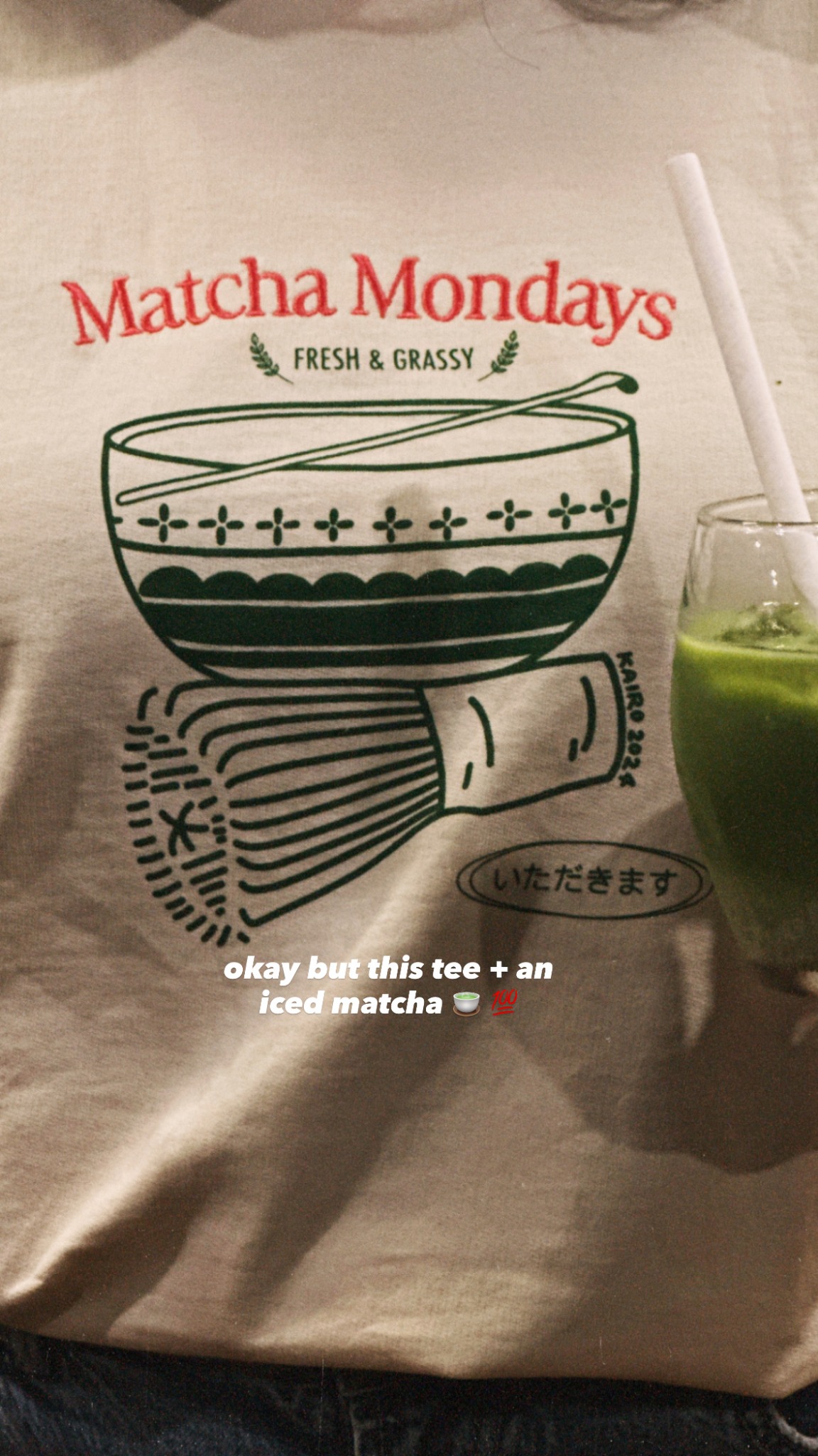 Kairo Facebook ad: Matcha Mondays