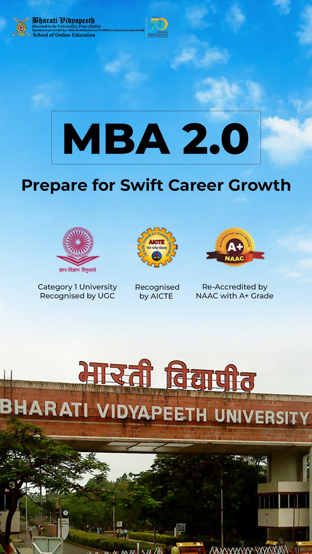Bharati Vidyapeeth University- DU Facebook ad from Mar 2, 2026