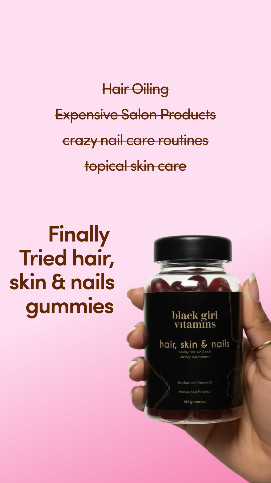 Black Girl Vitamins Facebook ad