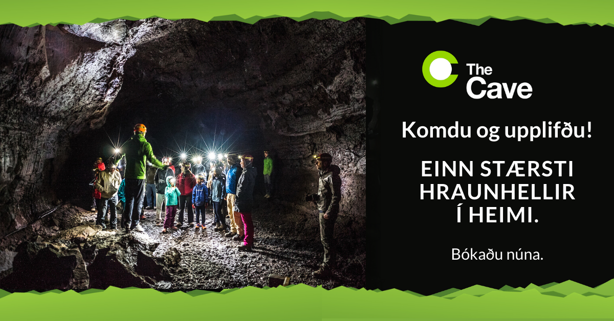 The Cave - Víðgelmir Facebook ad