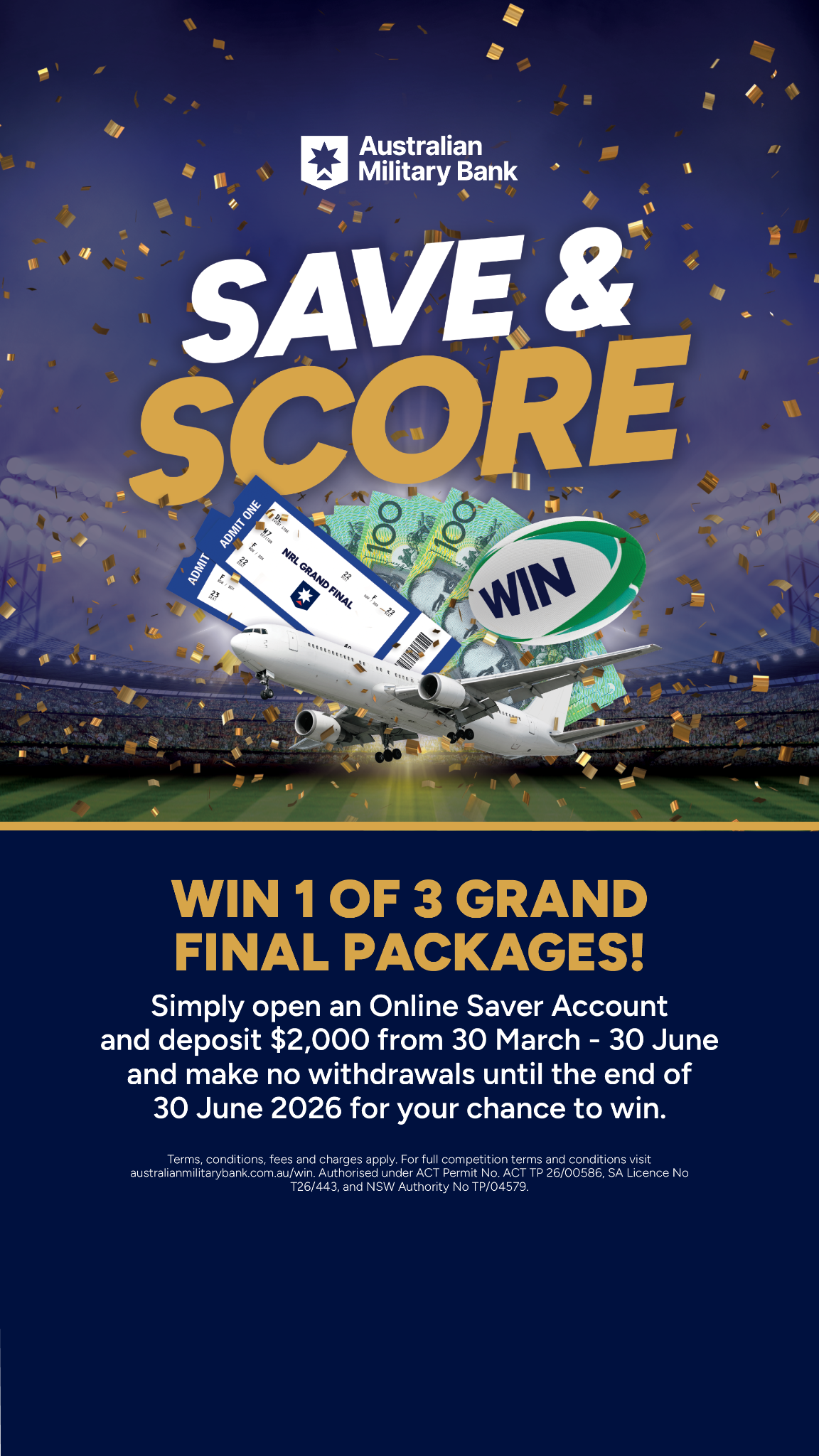 Australian Military Bank Facebook ad