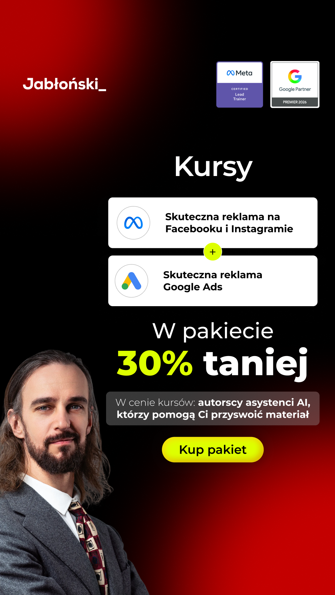 Artur Jabłoński Facebook ad