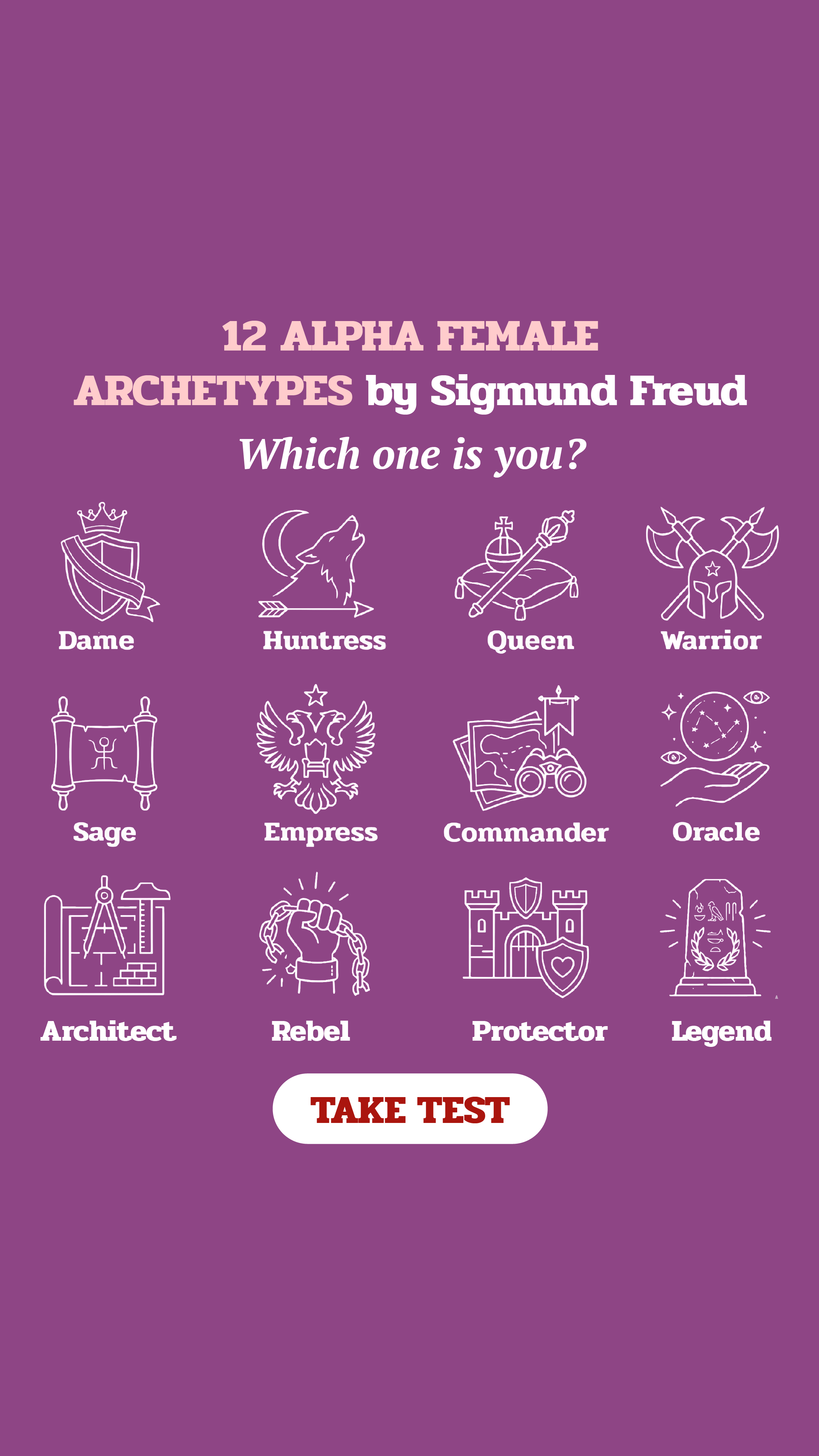 Personality Type Facebook ad