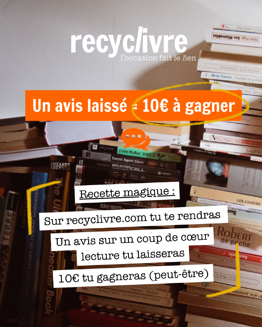 Recyclivre Facebook ad: Vente, collecte et rachat de livres d'occasion | Recyclivre