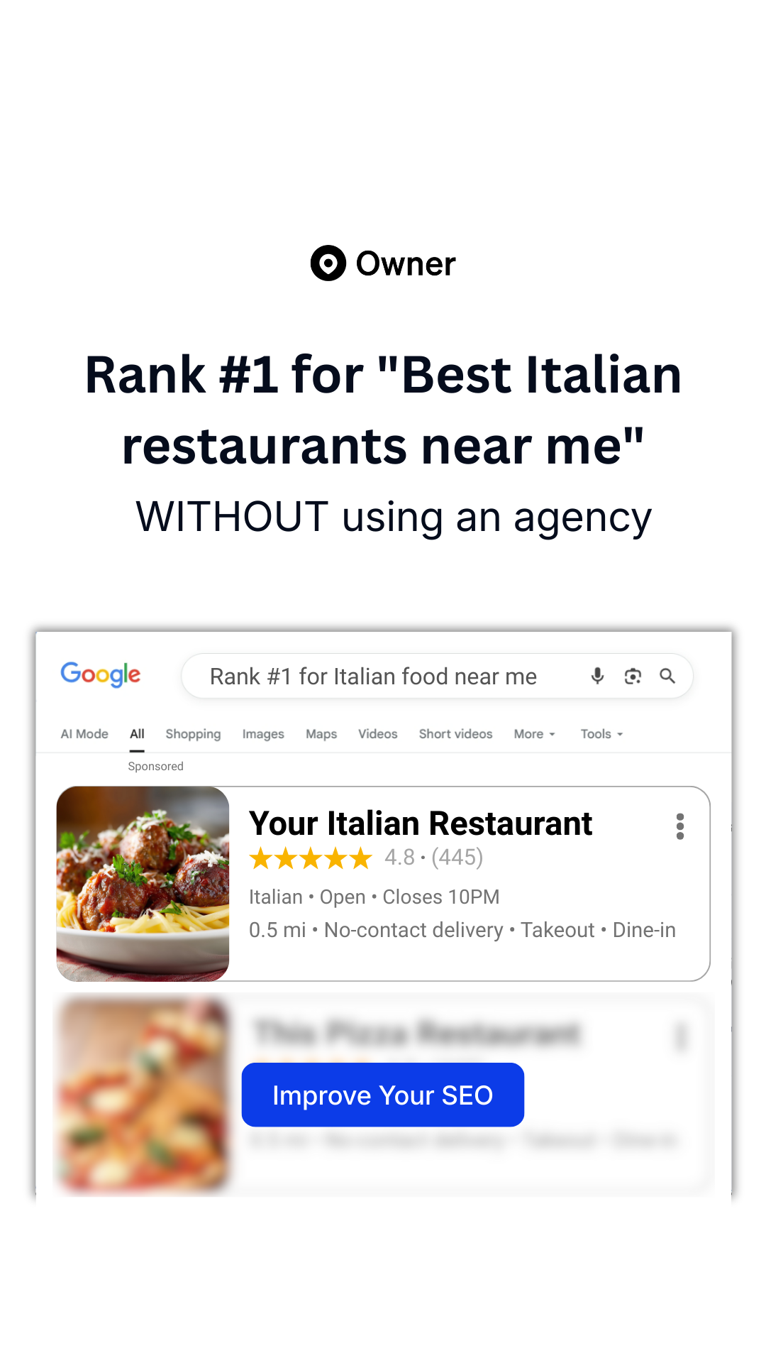 Owner.com Facebook ad
