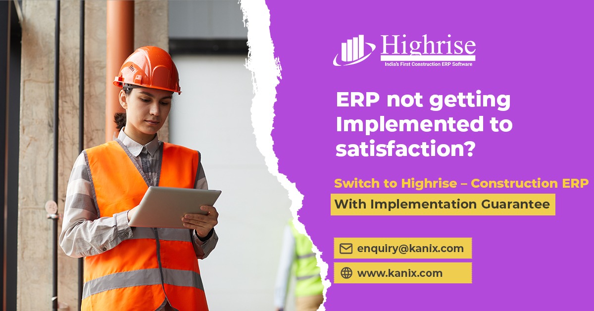 Highrise - Construction ERP Software Facebook ad