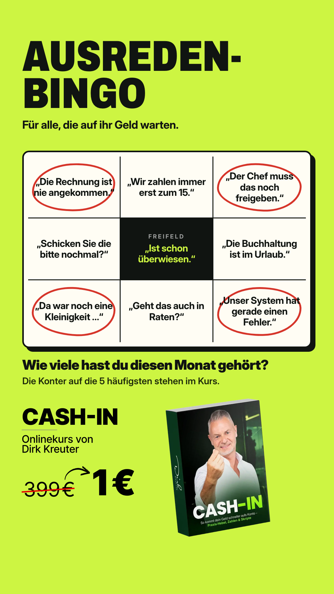 Dirk Kreuter Facebook ad: Jetzt Cash-In sichern