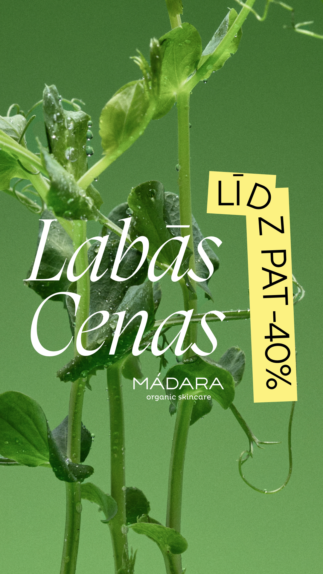 Mádara Organic Skincare Facebook ad