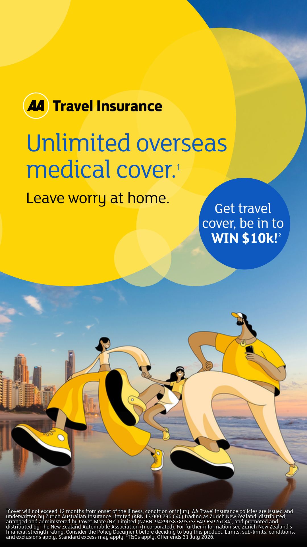 AA New Zealand Facebook ad