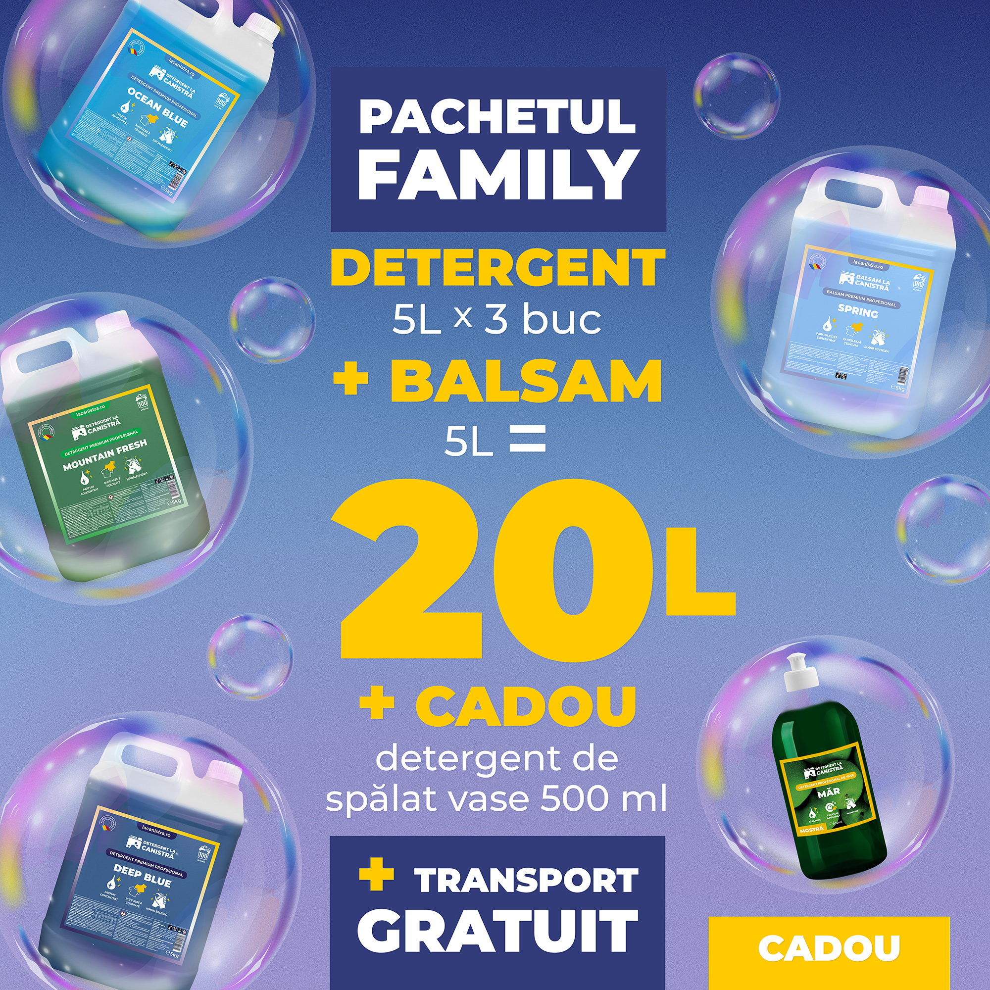 Detergent La Canistră Facebook ad