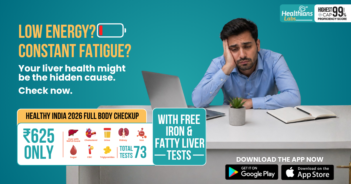 Healthians Facebook ad