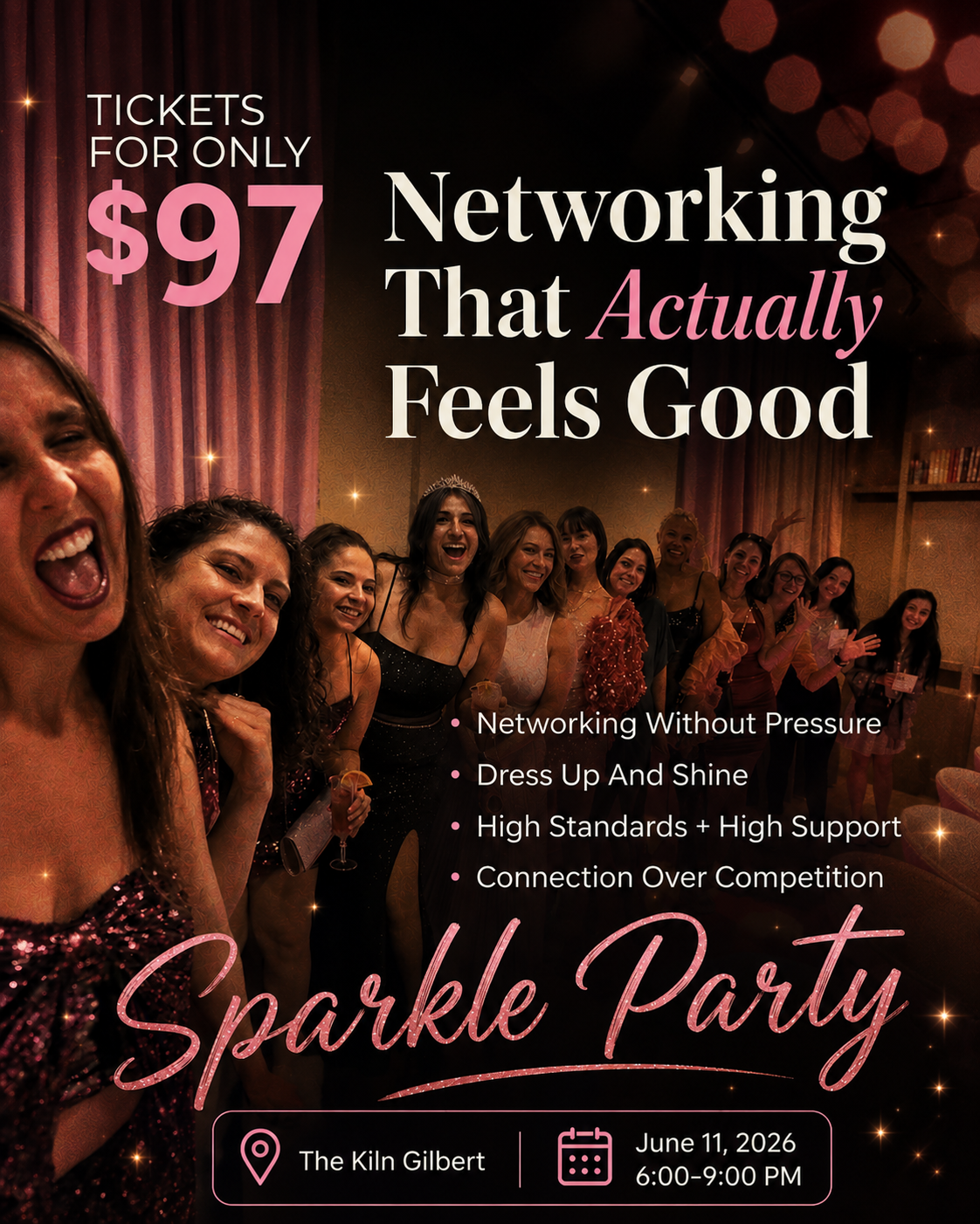 Keely Stawicki: Queen of FB Ads Facebook ad: Come overdressed. Leave connected & inspired.