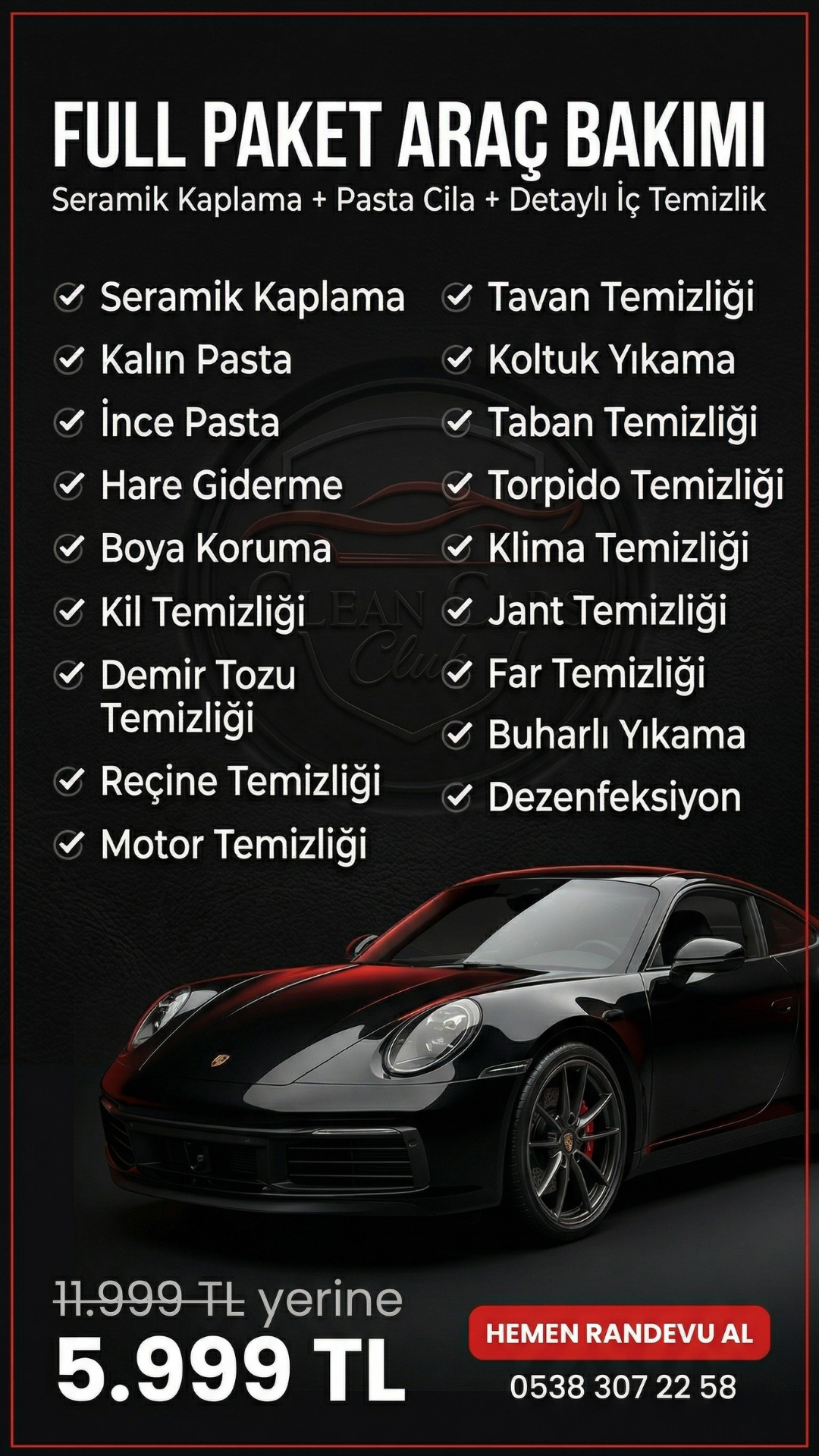 Clean Cars Club Tr Beylikdüzü Facebook ad