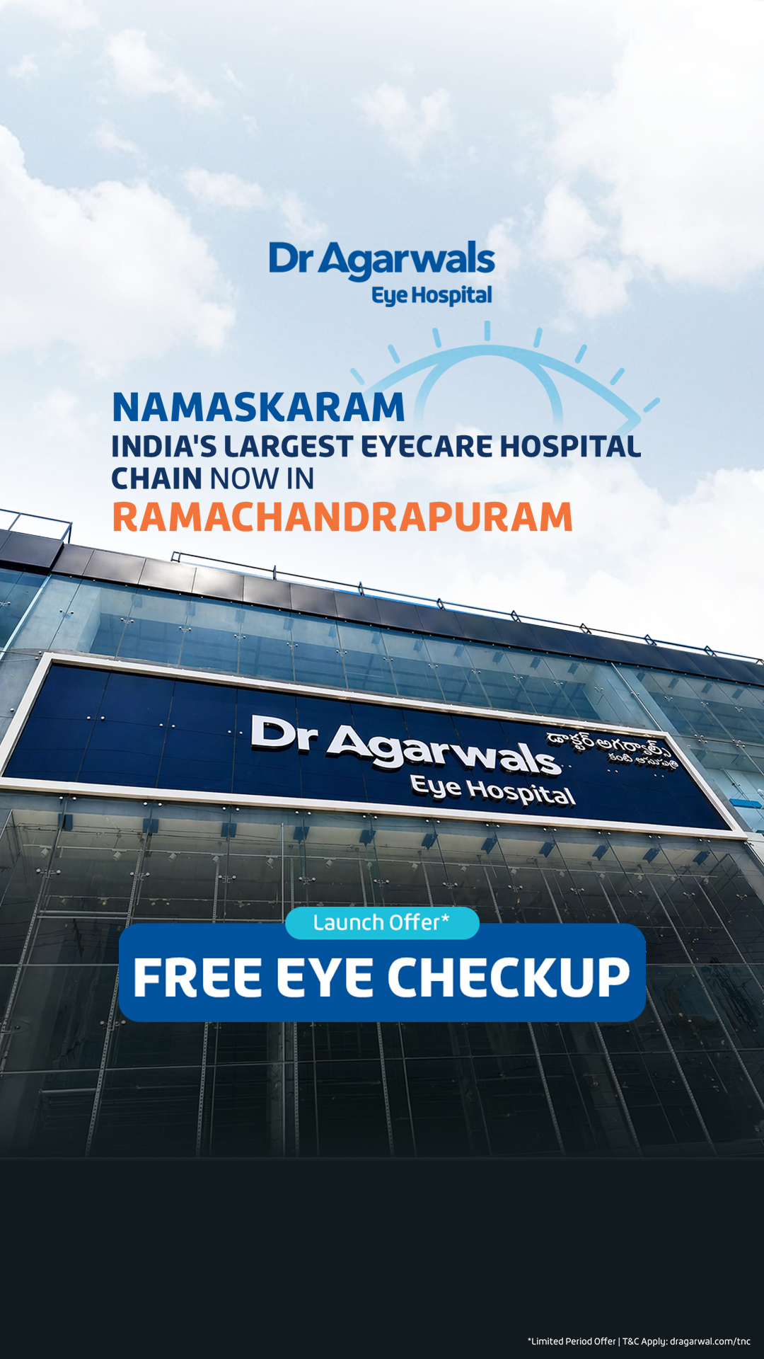 Dr Agarwals Eye Hospital, Telangana Facebook ad from May 26, 2026