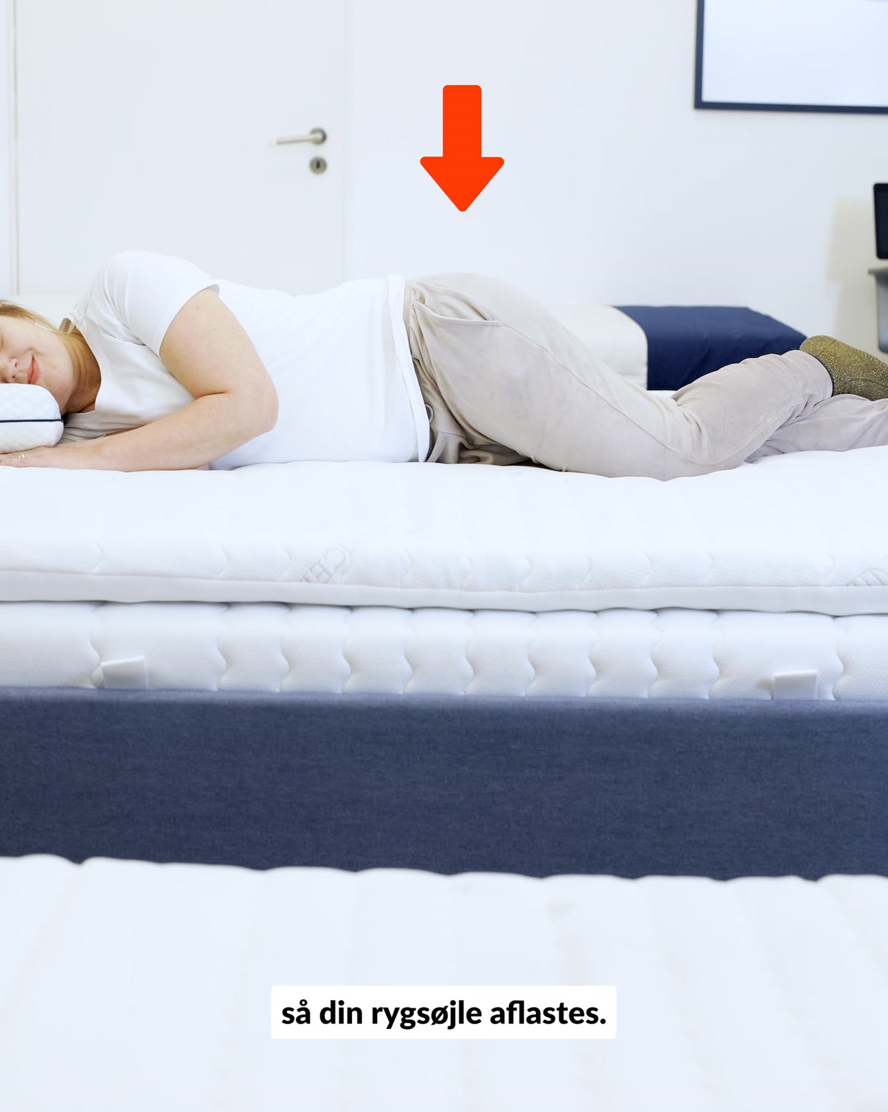 AMQ Sleep Facebook ad: Din ryg vil takke dig for det