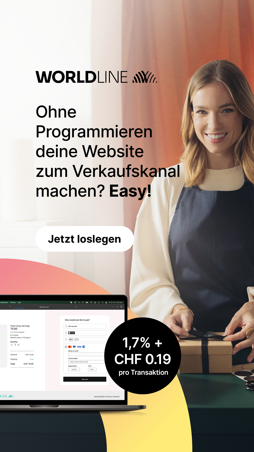 Worldline Switzerland Facebook ad