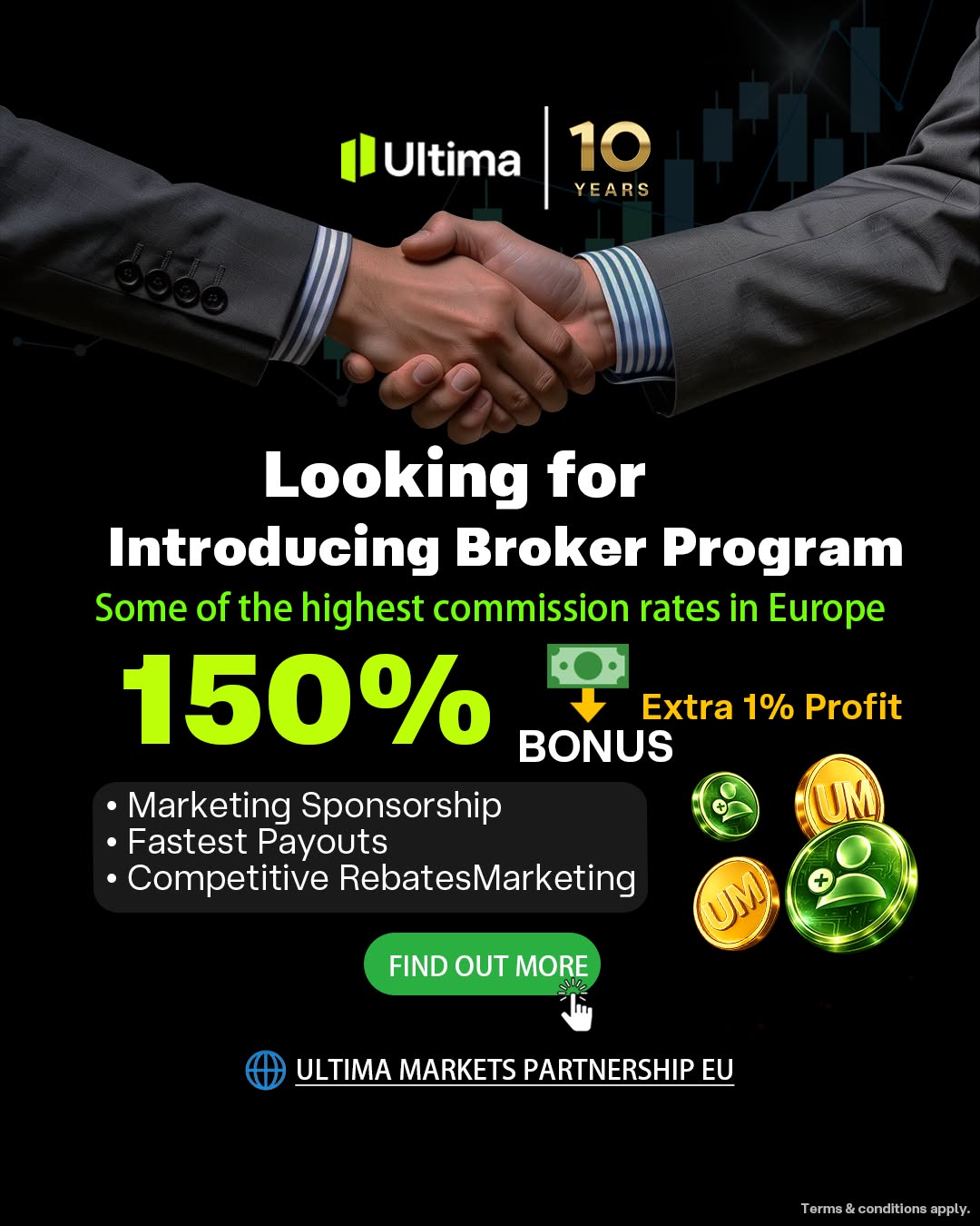 Ultima Markets IB Program Facebook ad