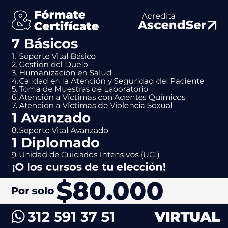 Fórmate & Certifícate Facebook ad: Contáctanos