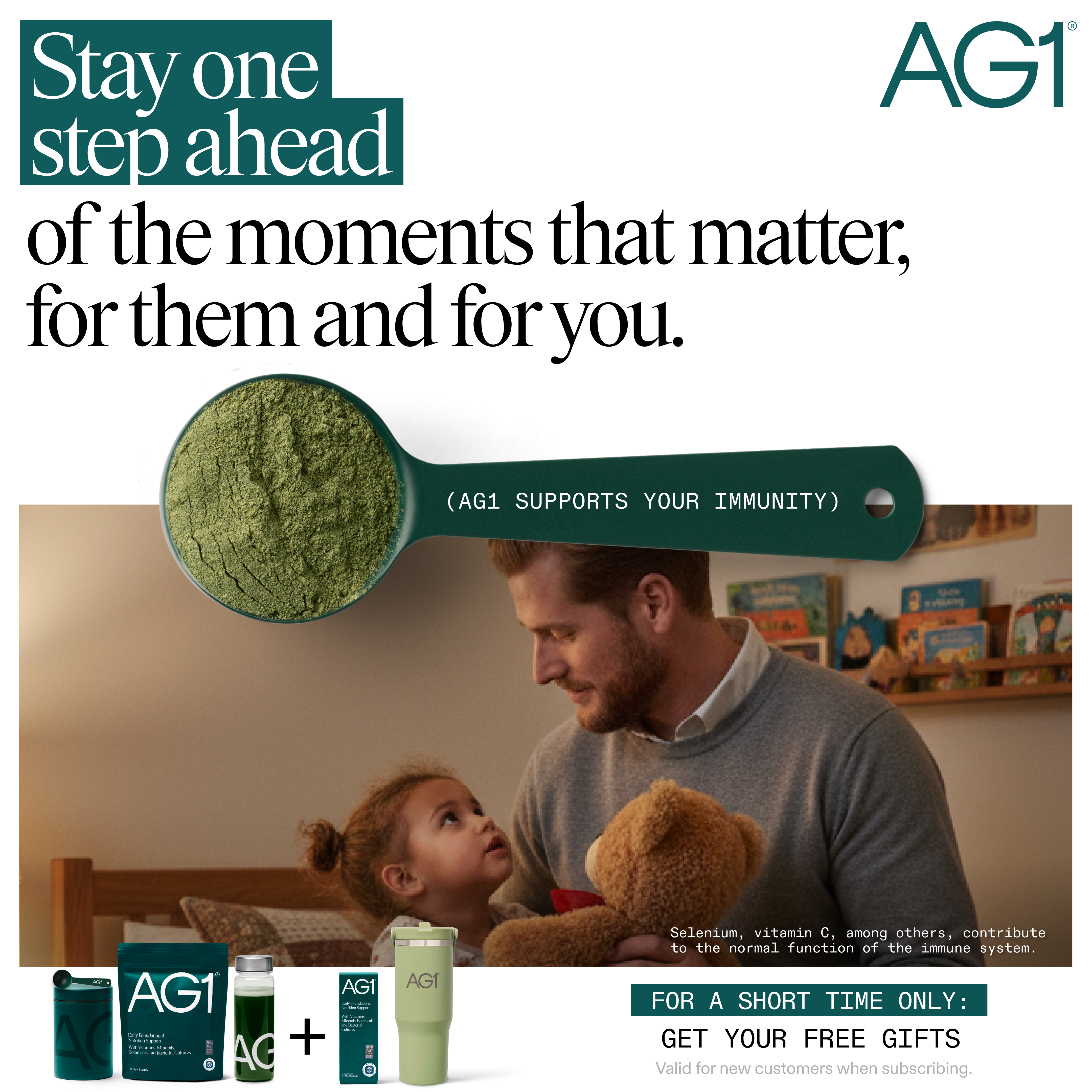 AG1 by Athletic Greens Facebook ad