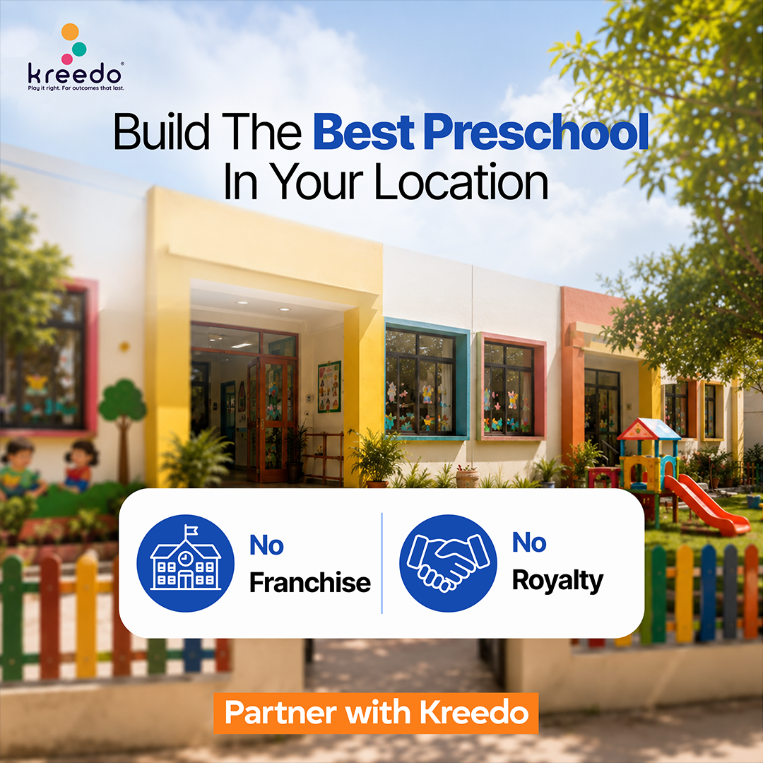 Kreedology Facebook ad: Start or Upgrade your Preschool