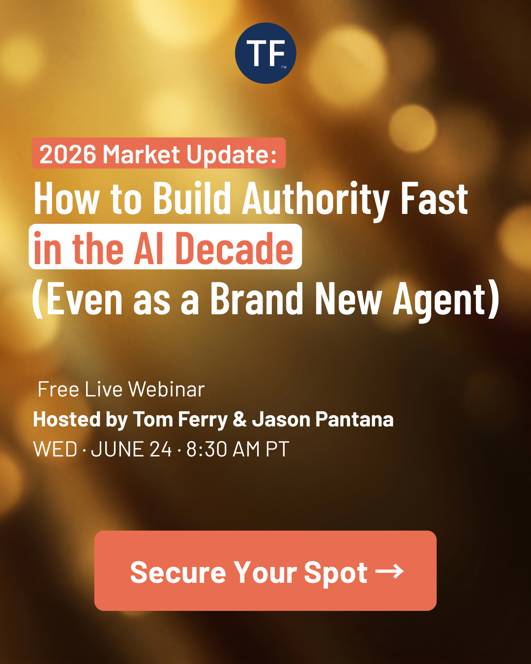 Tom Ferry Facebook ad