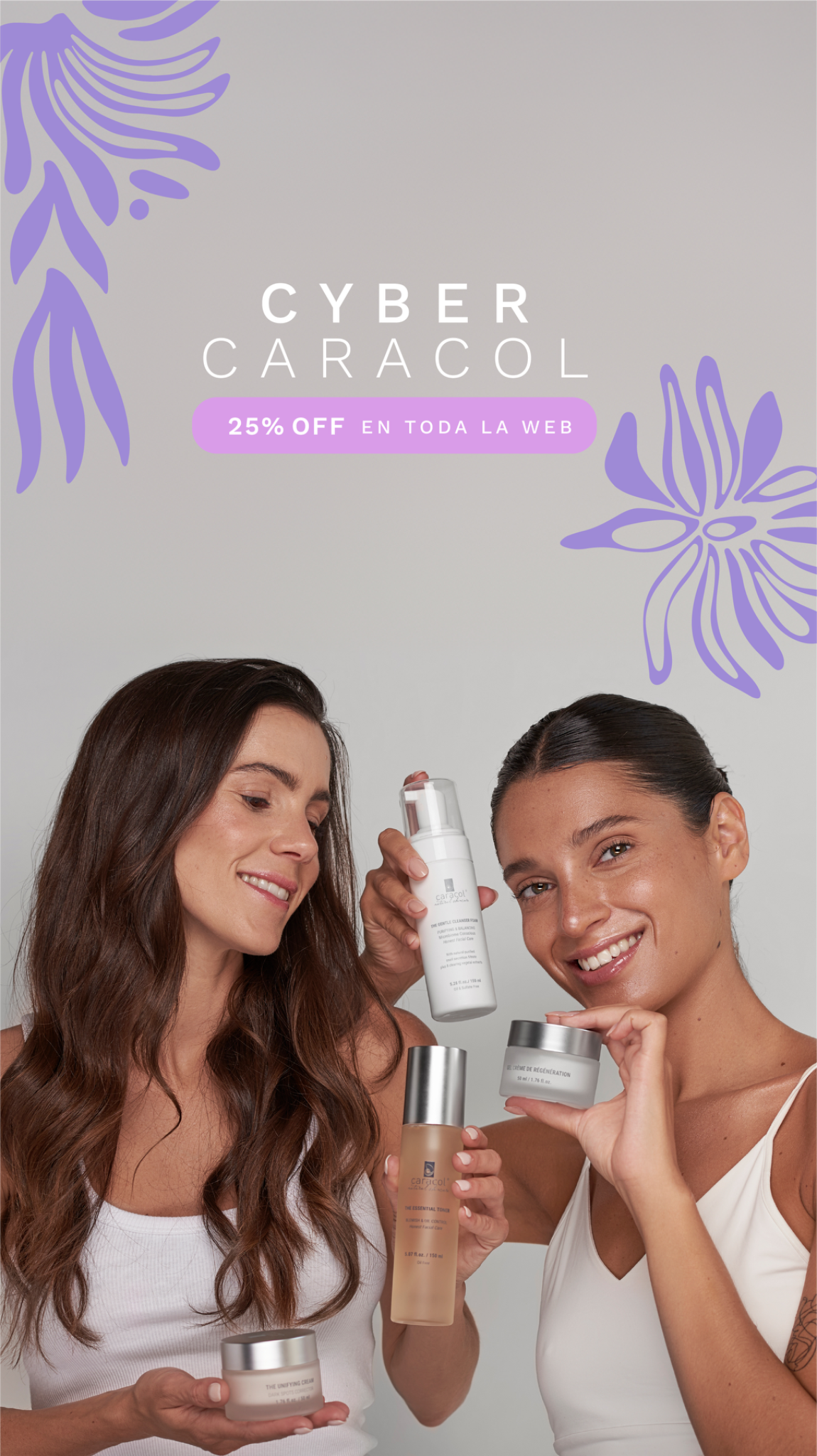 Caracol Natural Skincare Chile Facebook ad