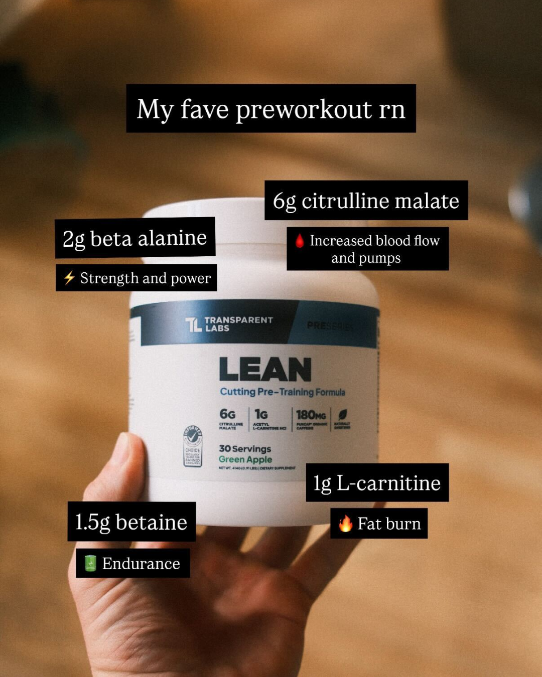 Transparent Labs Facebook ad