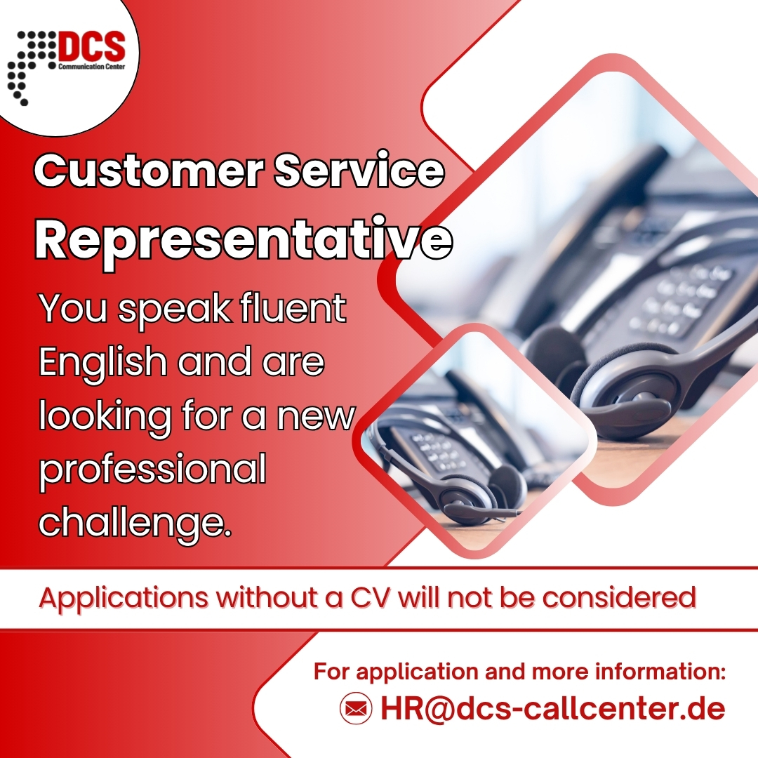 DCS Communication Center Facebook ad: Home Office Callcenter Agent