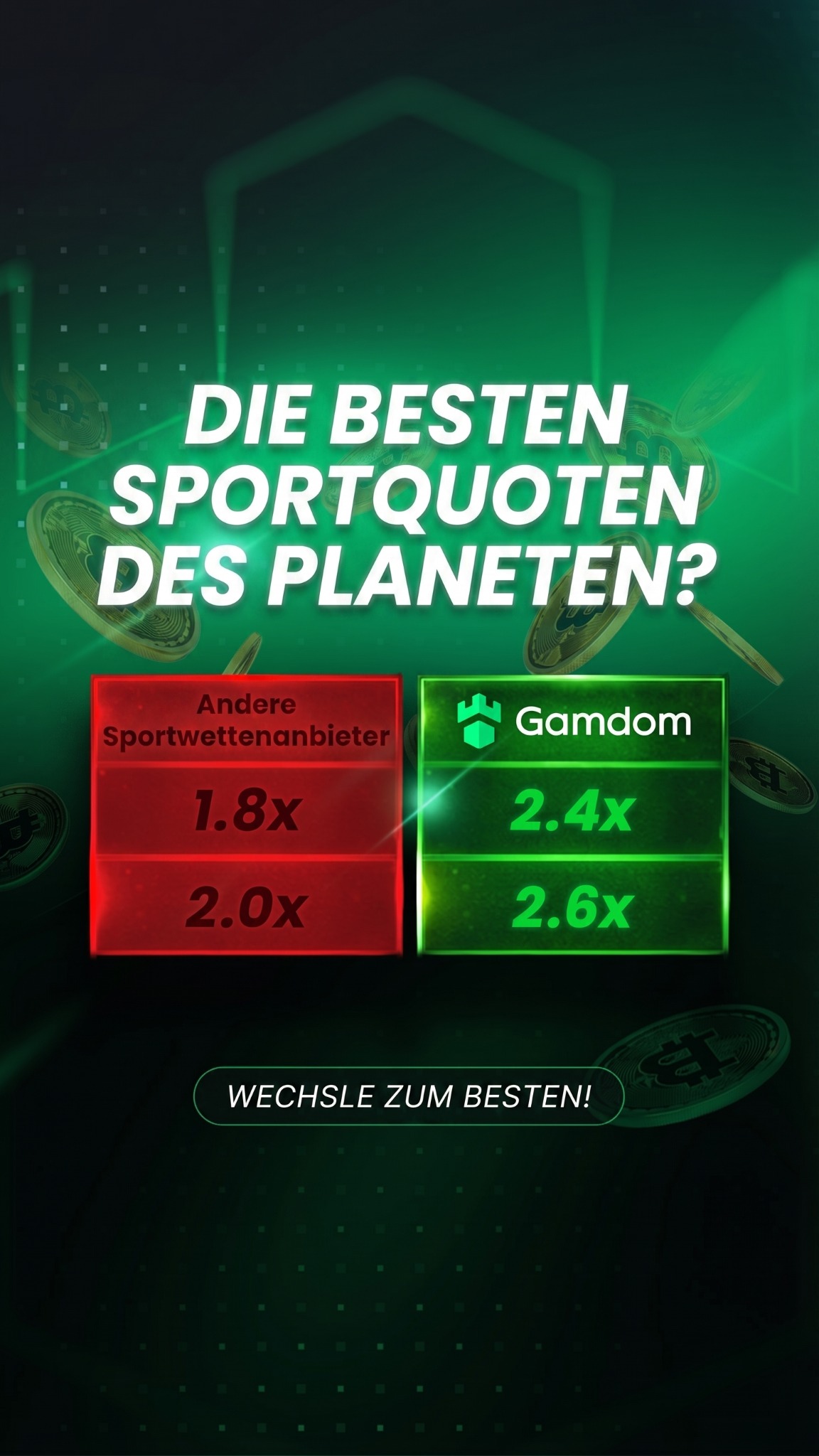 Gamdom Facebook ad from Apr 21, 2026