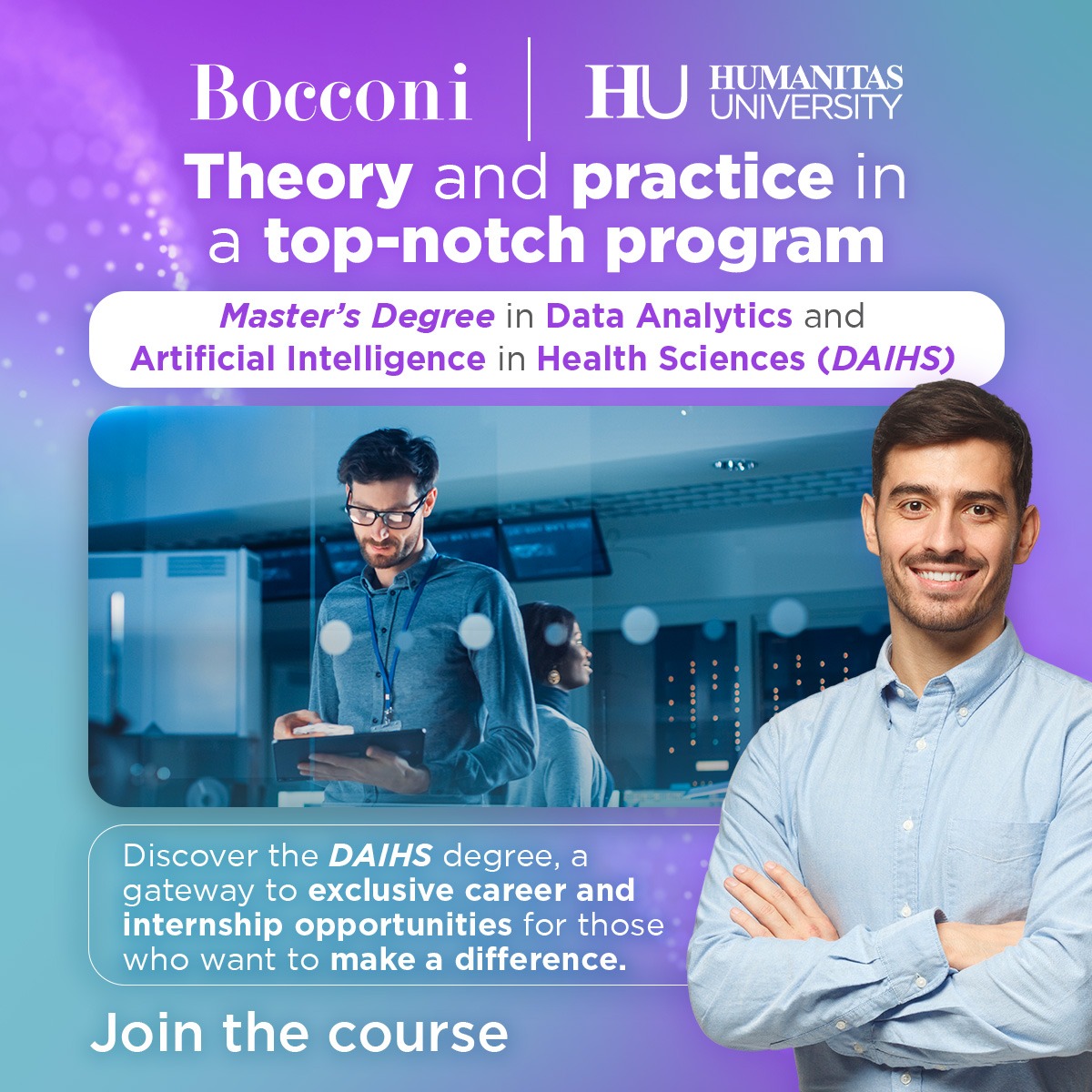 Humanitas University Facebook ad