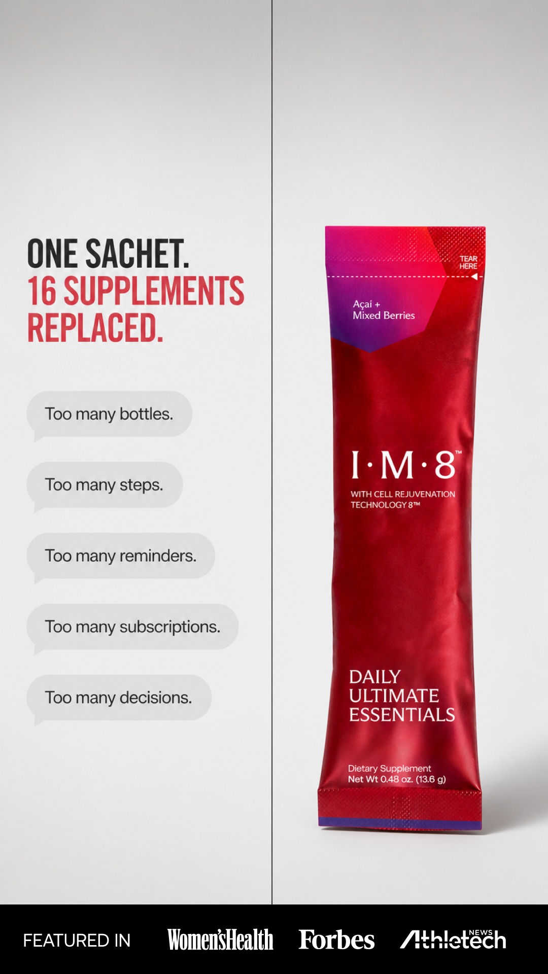 IM8 Health Facebook ad