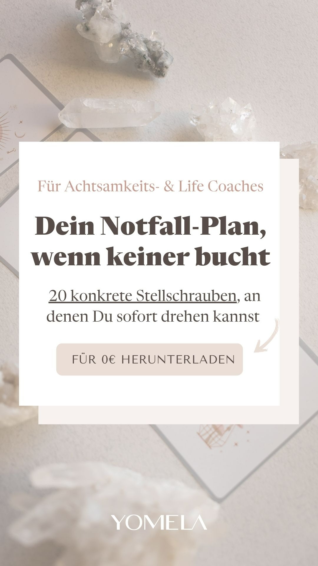 Yomela Business Community Facebook ad: Optimiere jetzt Dein Messaging & Angebot