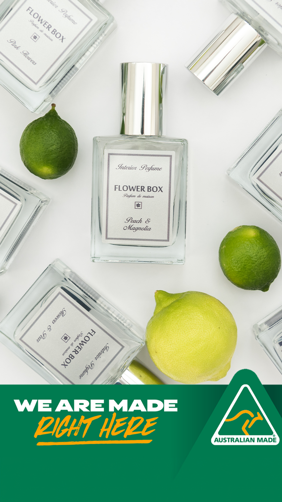 Flower Box Home Fragrance Facebook ad from Feb 11, 2026