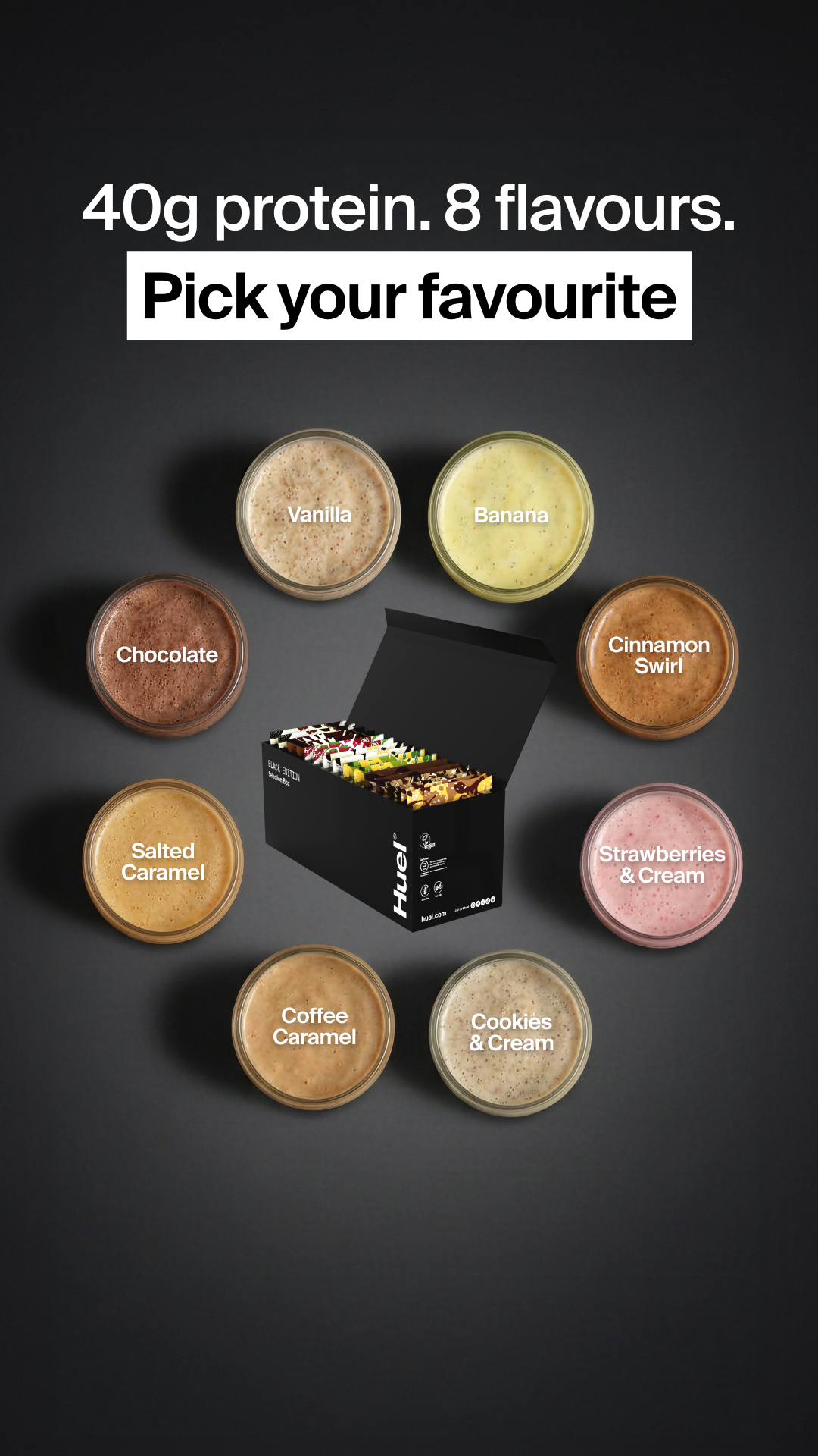 Huel Facebook ad