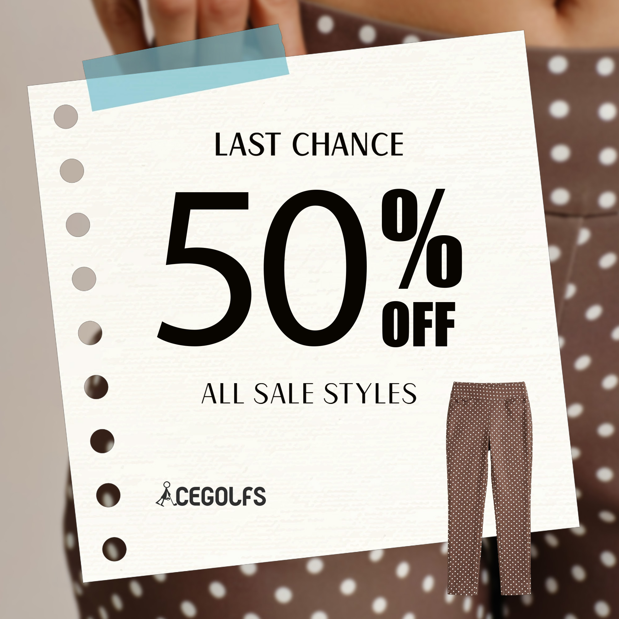 Acegolfs Facebook ad