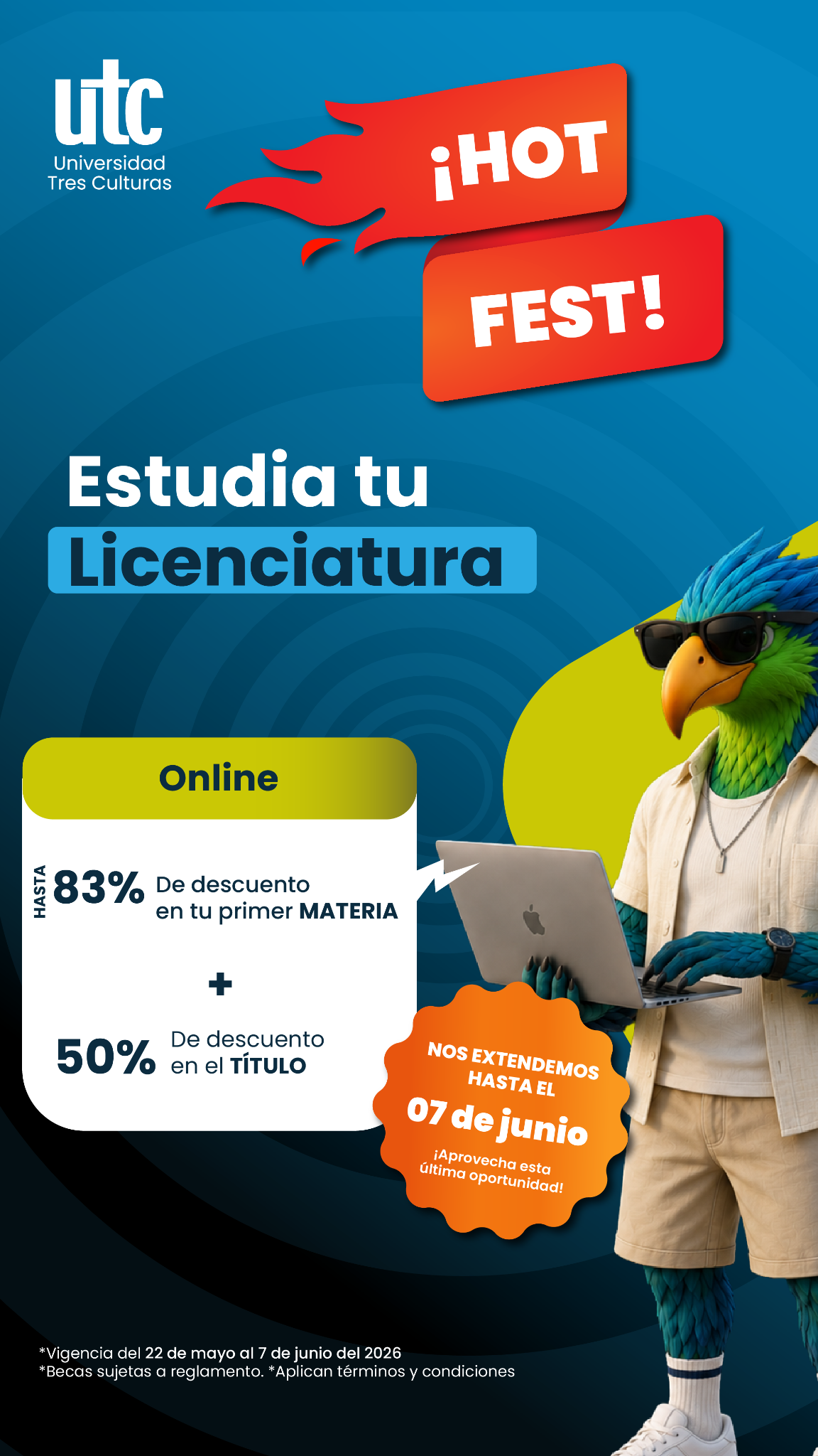 Universidad Tres Culturas - UTC Facebook ad