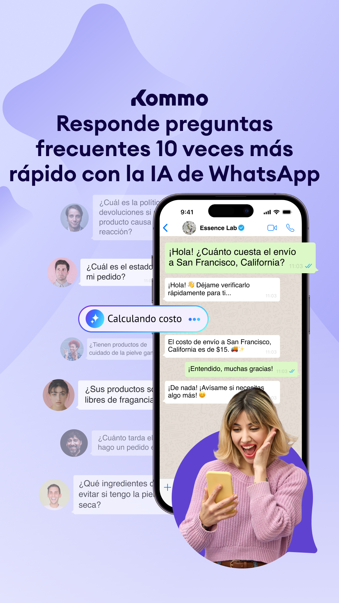 Kommo Español Facebook ad